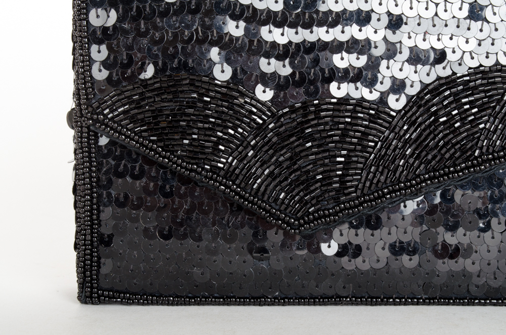 A Collection of Black and White Evening Bags