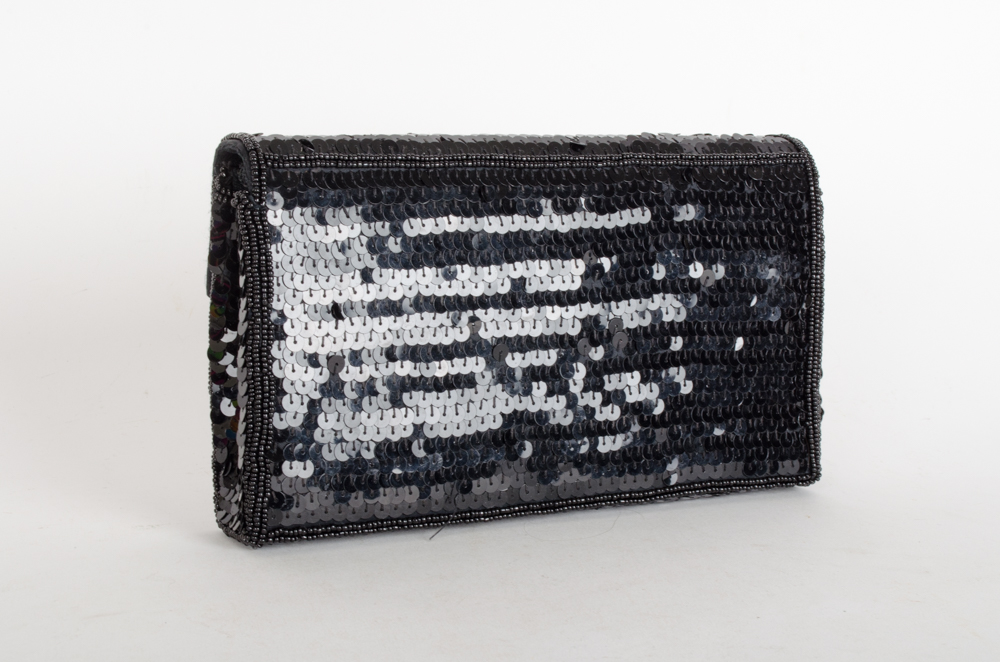 A Collection of Black and White Evening Bags