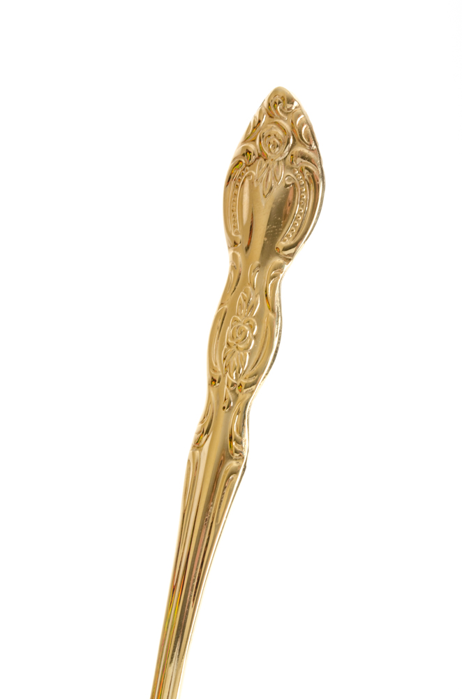 Set of Gold Plated Flatware