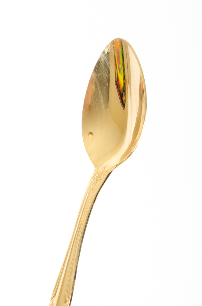 Set of Gold Plated Flatware
