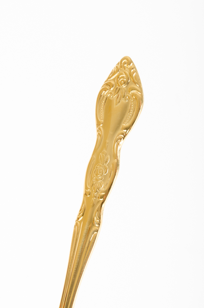 Set of Gold Plated Flatware