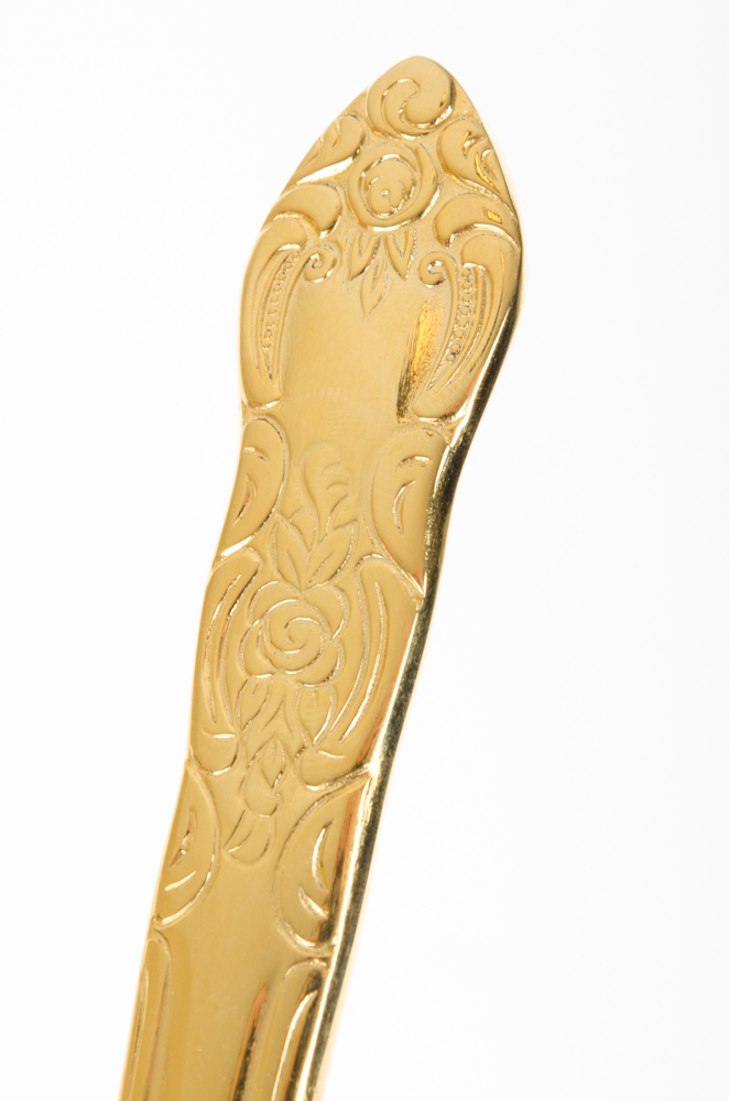 Set of Gold Plated Flatware