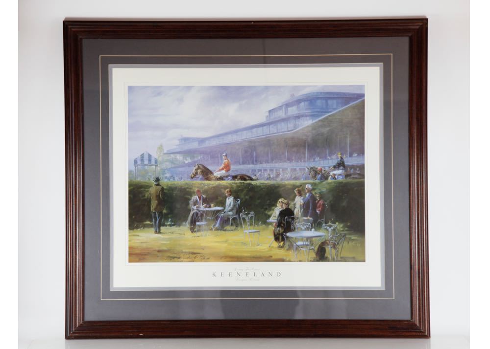 Sulkowski Keeneland Framed Lithograph