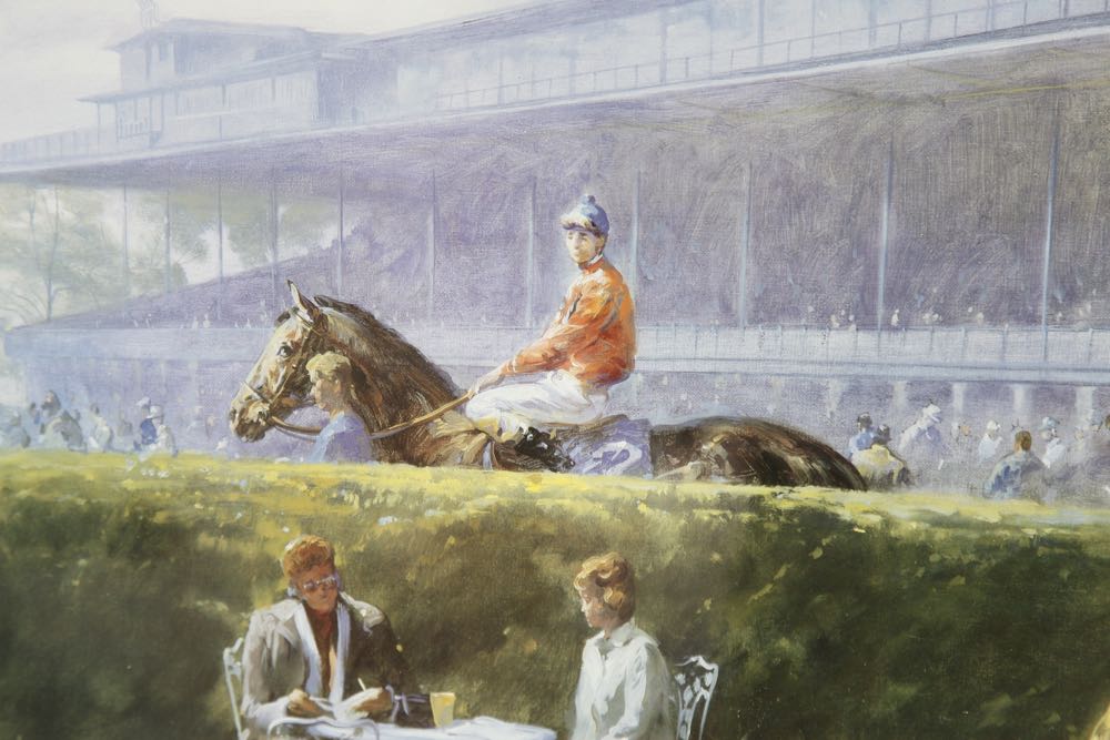 Sulkowski Keeneland Framed Lithograph