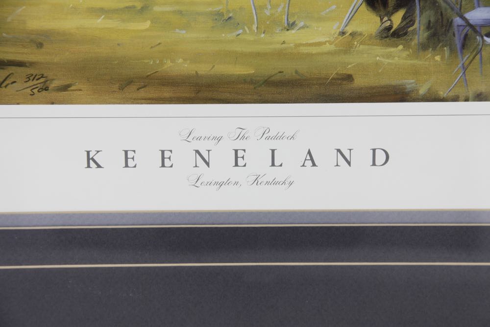 Sulkowski Keeneland Framed Lithograph