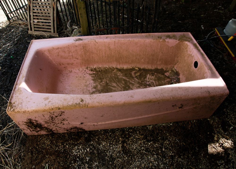 Vintage Pink Kohler Cast Iron Tub