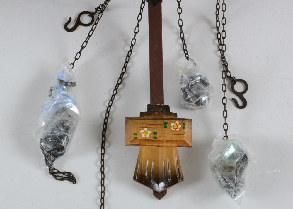 Vintage Hand Painted West German Cuckoo Clock