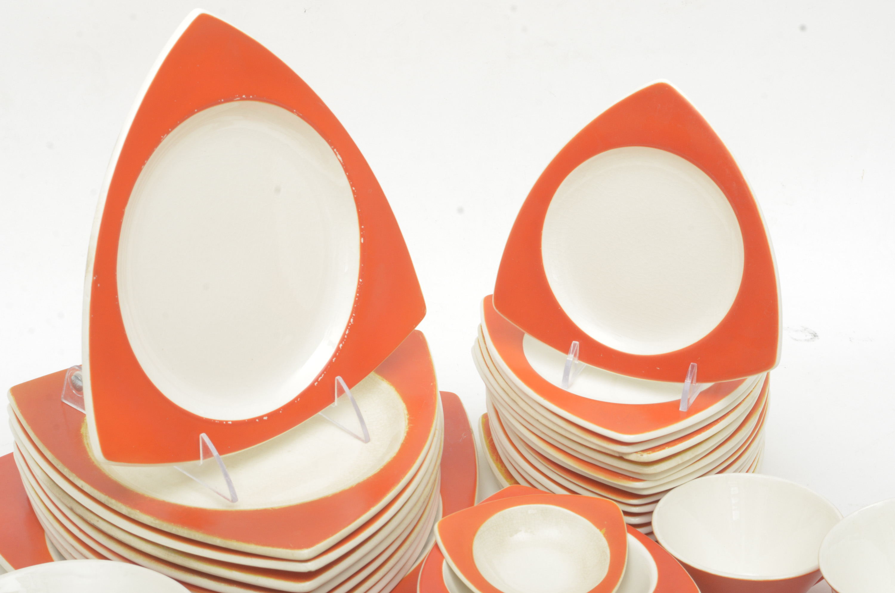 Atomic Art Deco Salem "Tricorne" Mandarin China Set