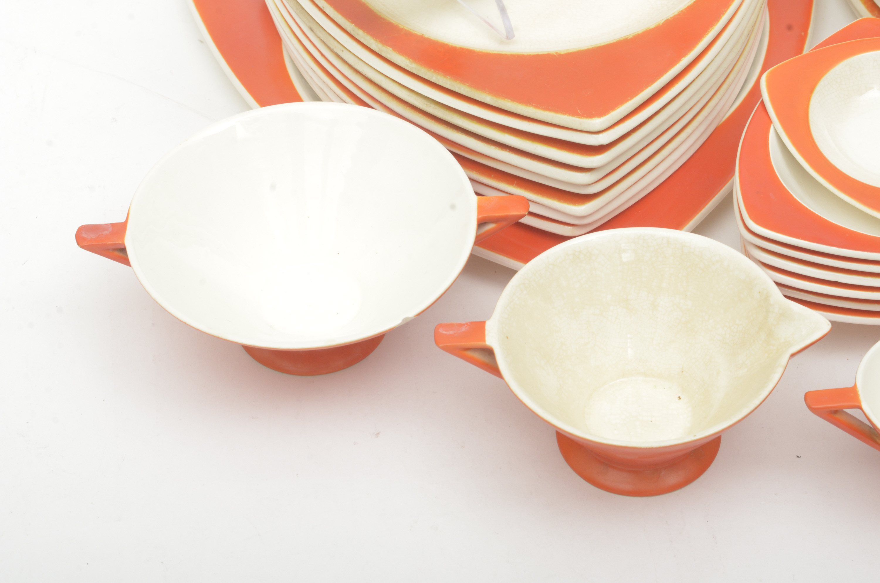 Atomic Art Deco Salem "Tricorne" Mandarin China Set