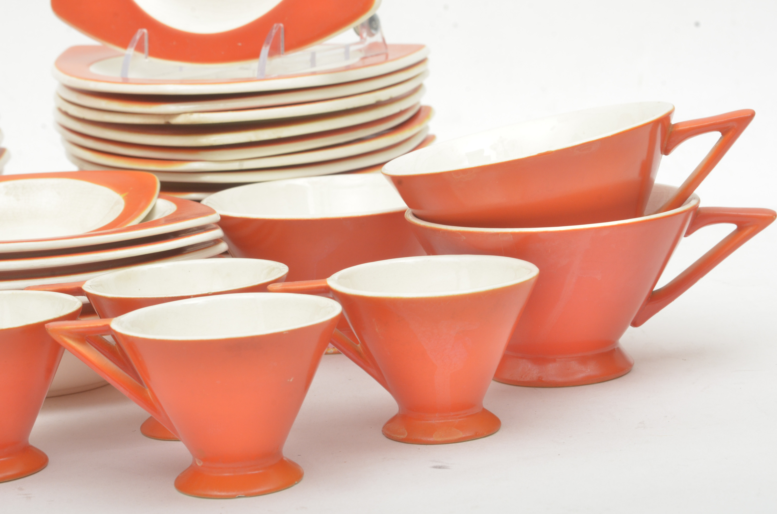 Atomic Art Deco Salem "Tricorne" Mandarin China Set