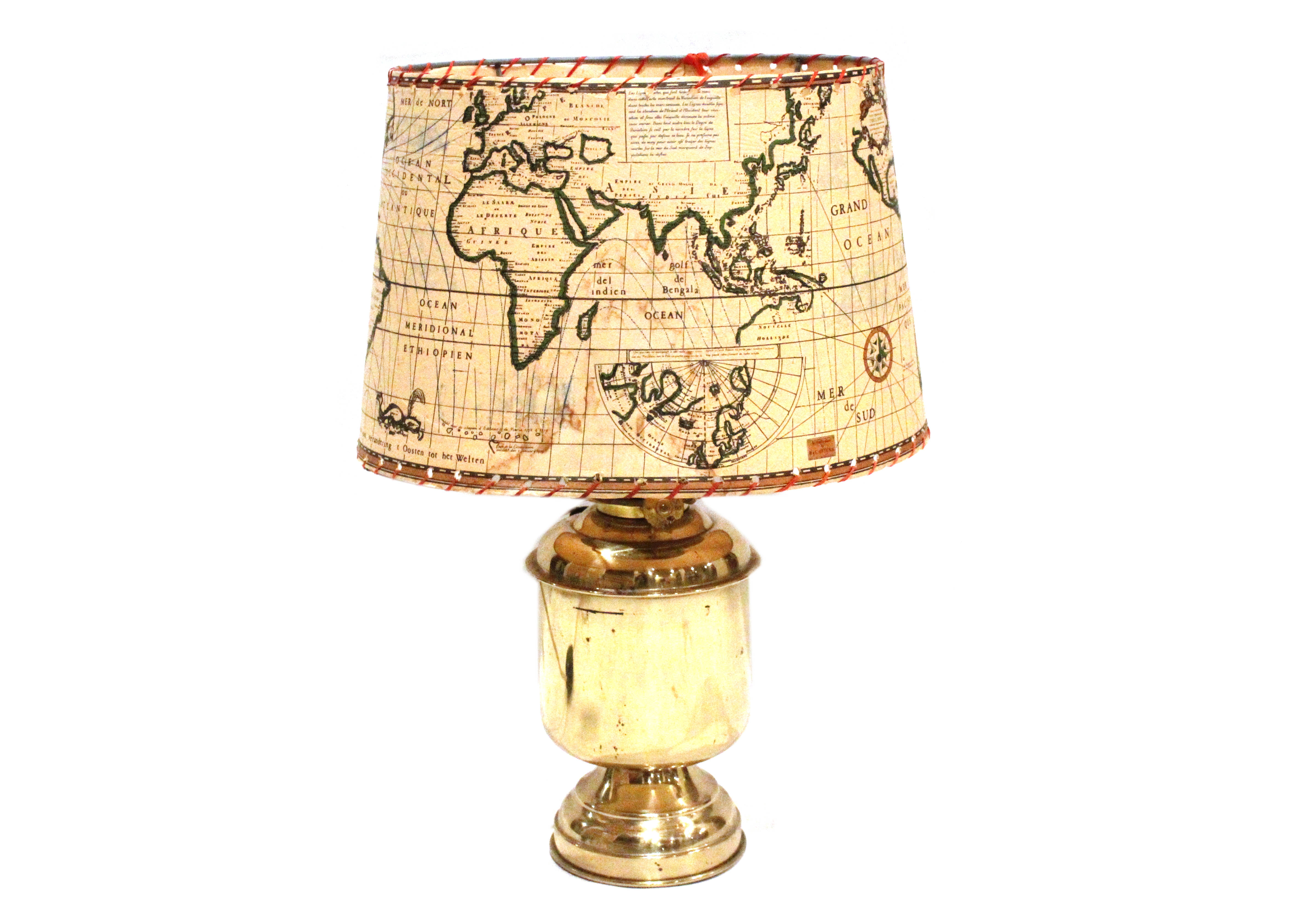 Vintage D.H.R. Holland Brass Lamp