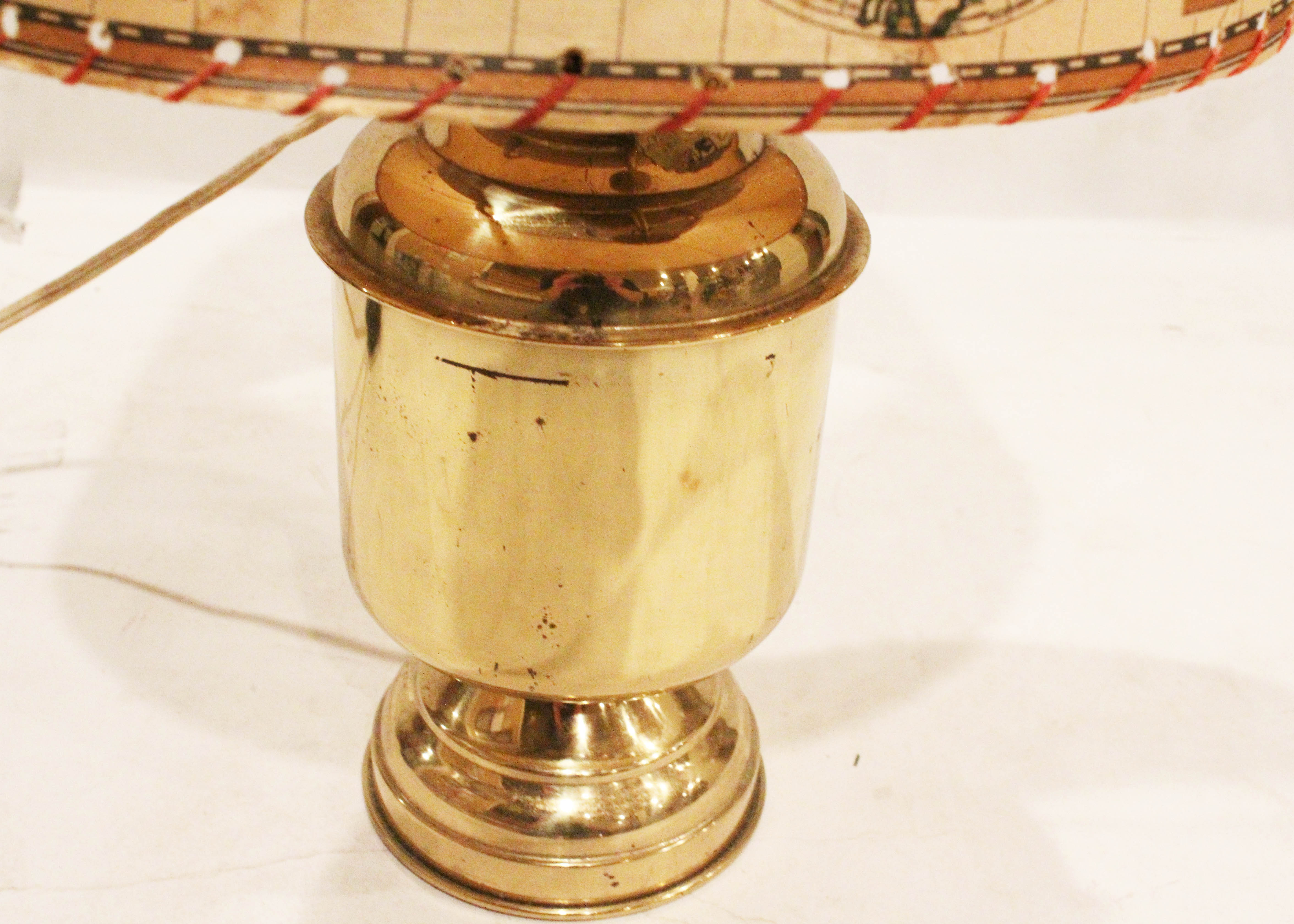 Vintage D.H.R. Holland Brass Lamp