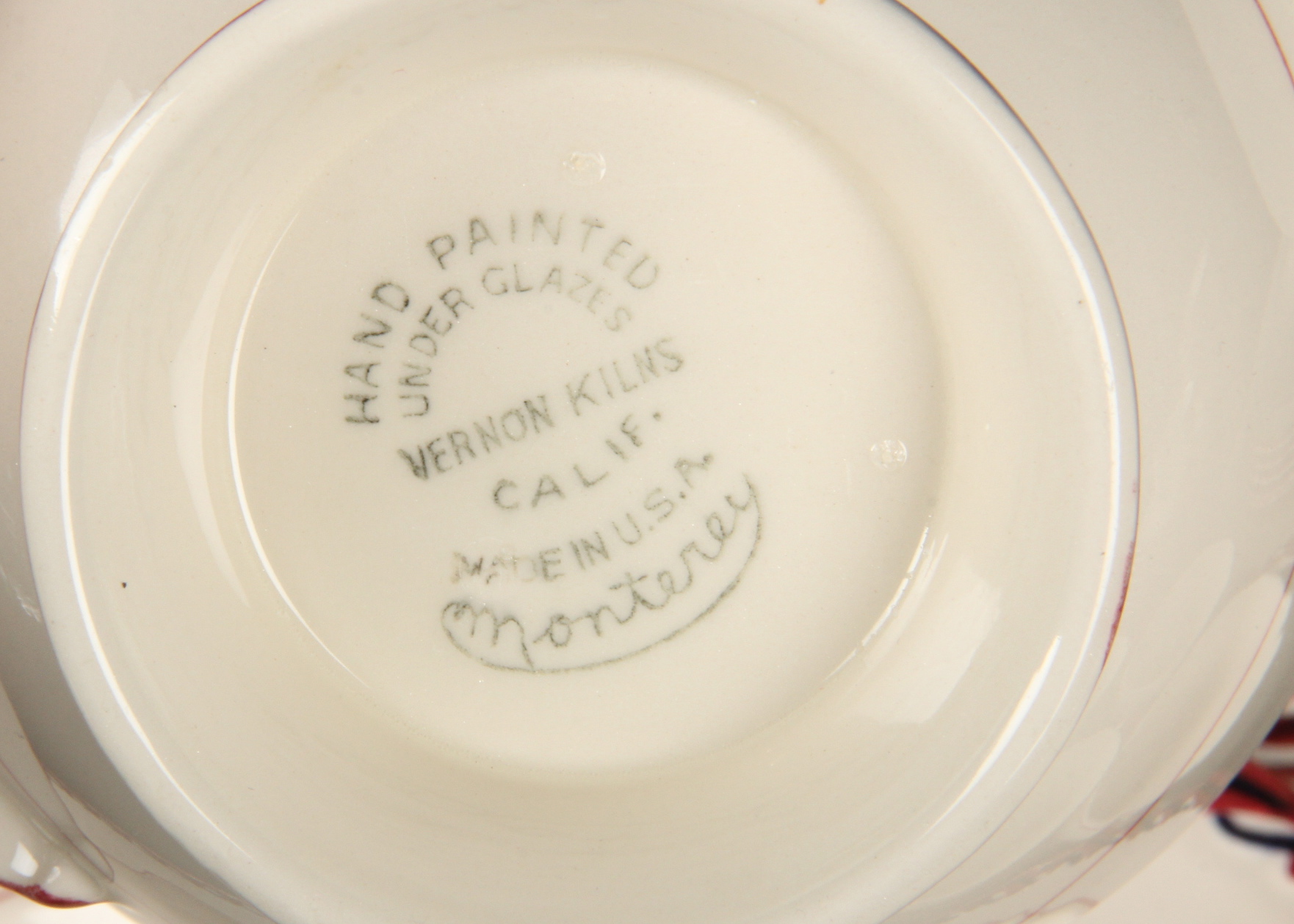 Set of Vintage Vernon Kilns California Monterey China By Matlox