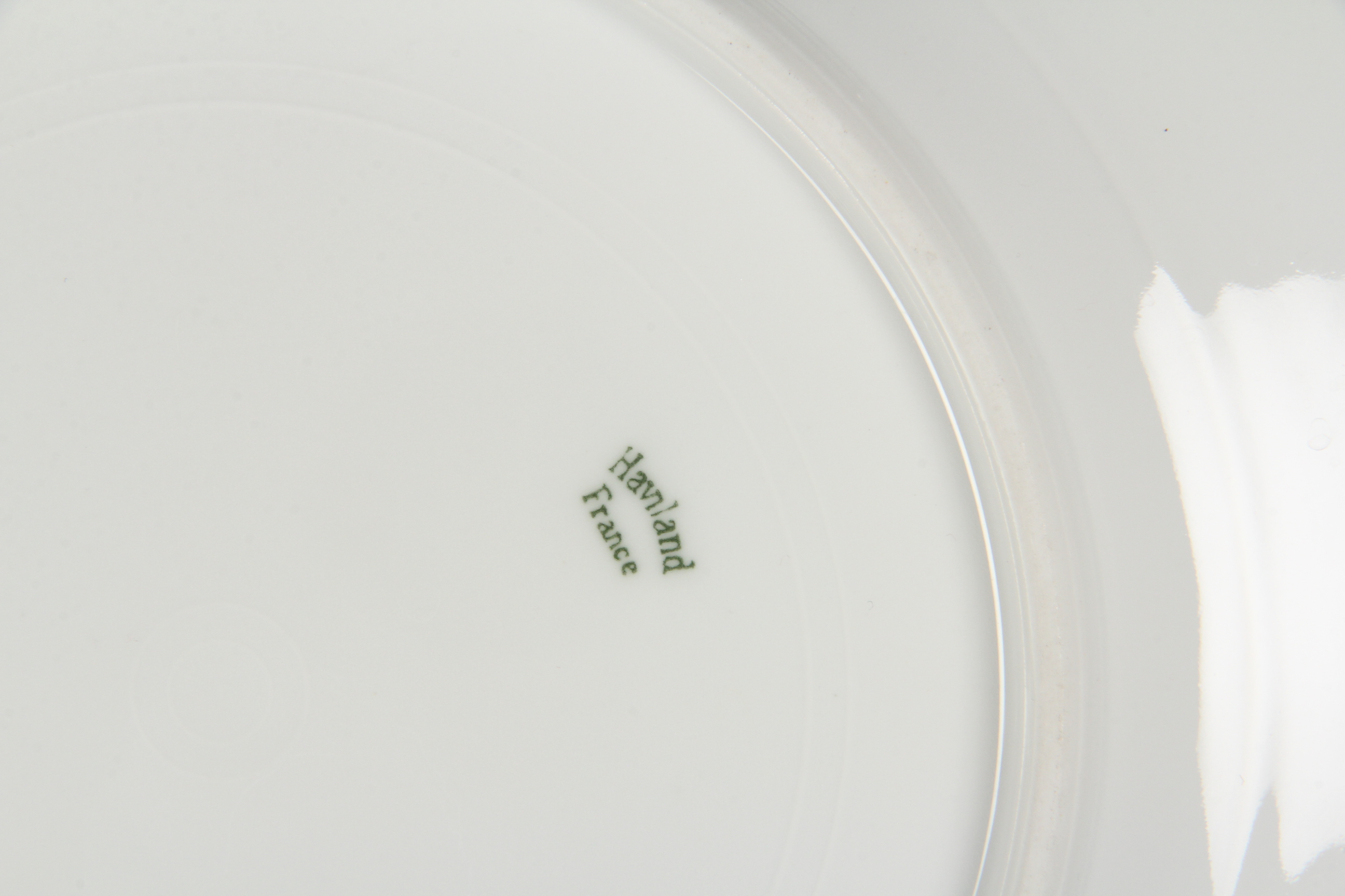 Collection of Haviland Limoges Plates, Cups and Tureen