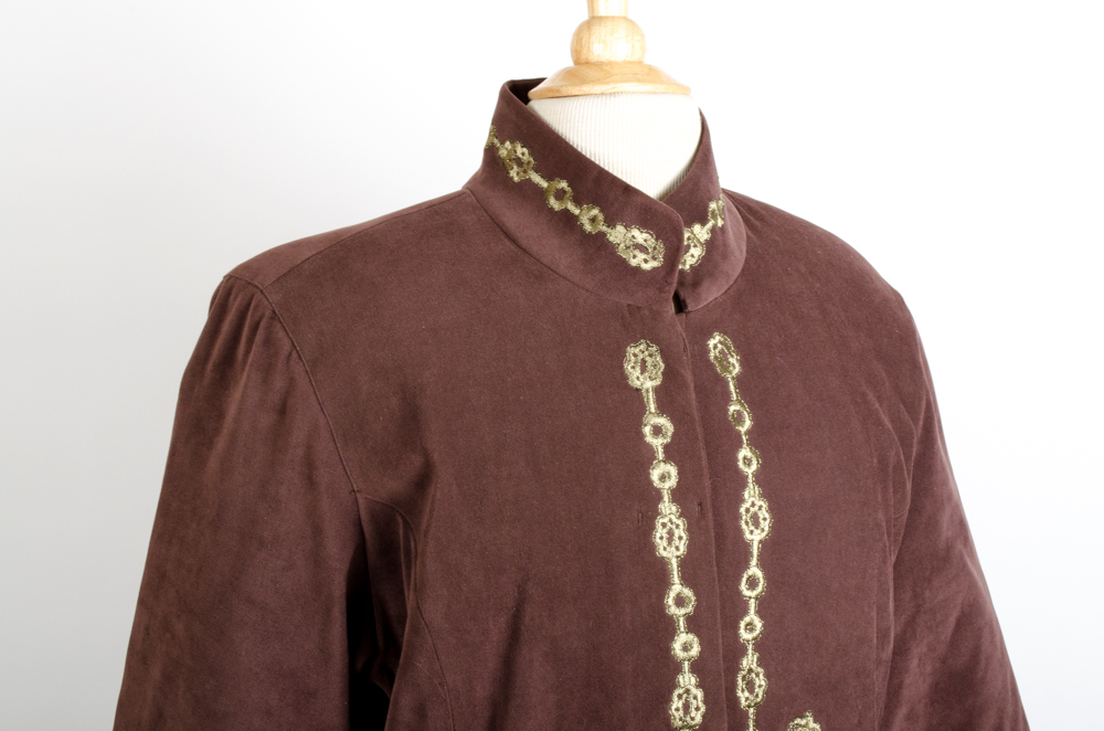 Carol Cohen Studios Embroidered Coat