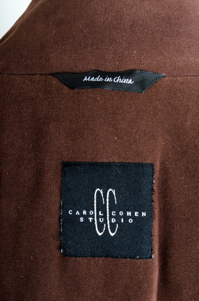 Carol Cohen Studios Embroidered Coat