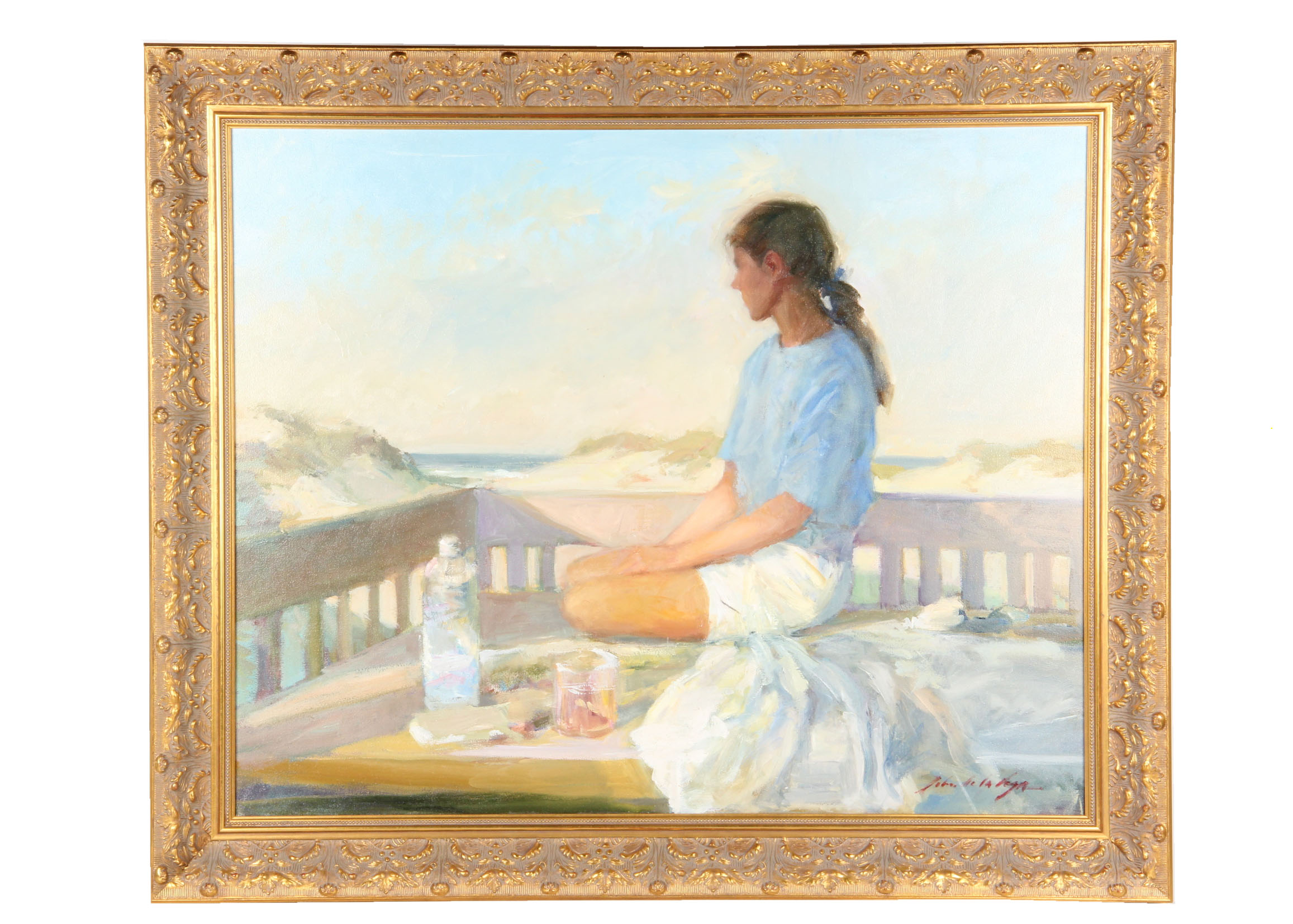 John De La Vega Original Oil Painting