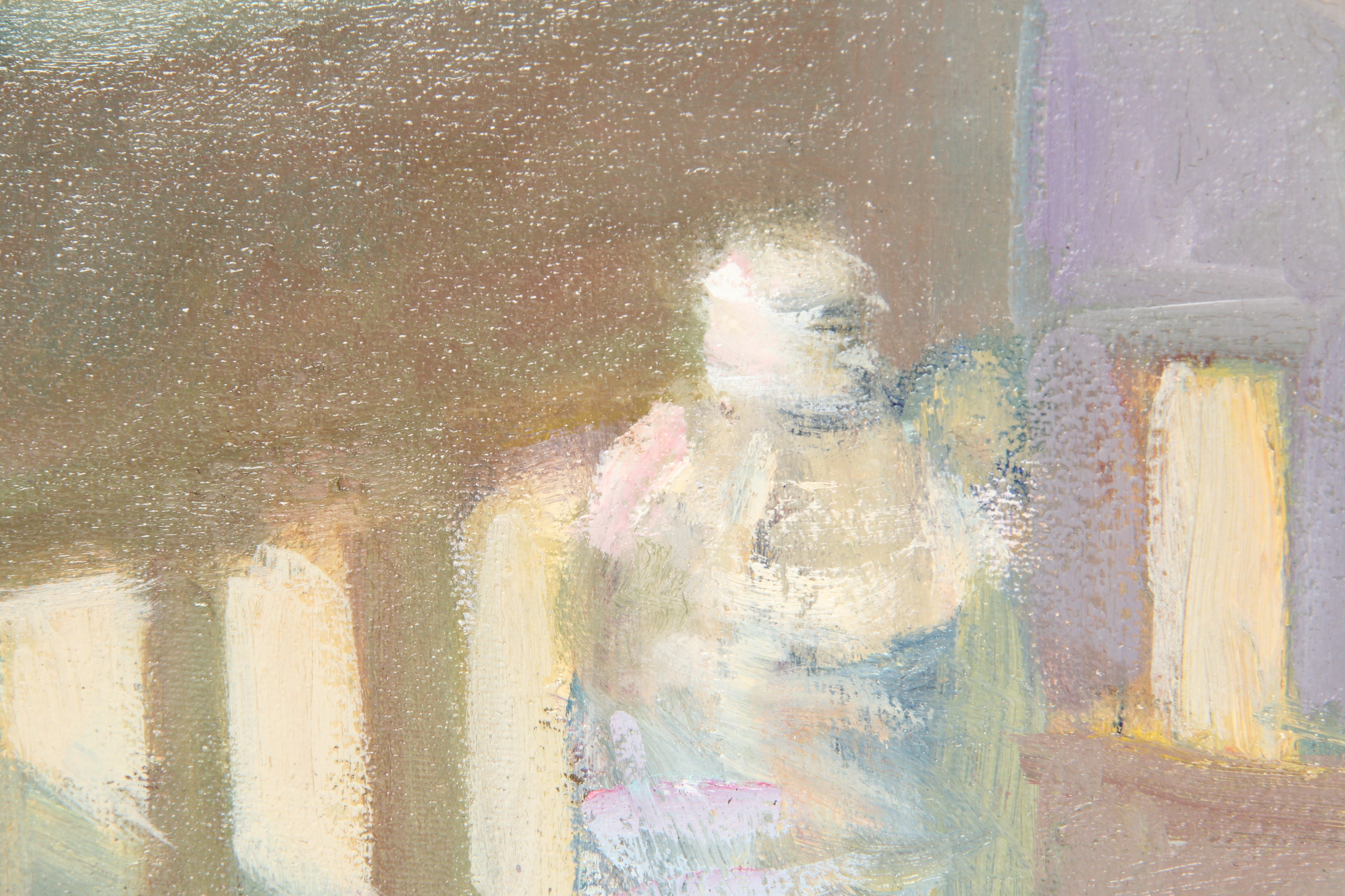 John De La Vega Original Oil Painting