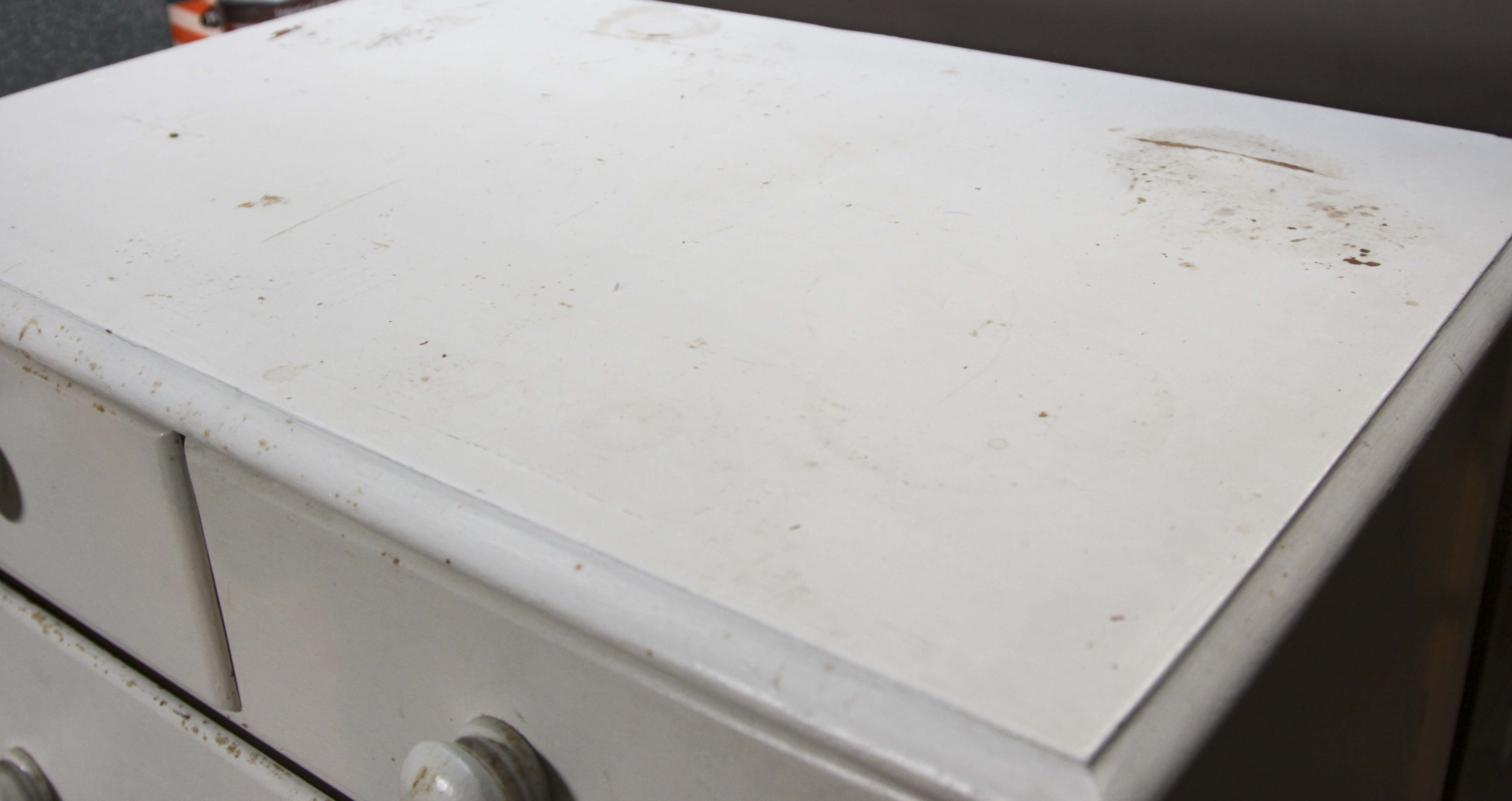 Painted White Chest of Drawers