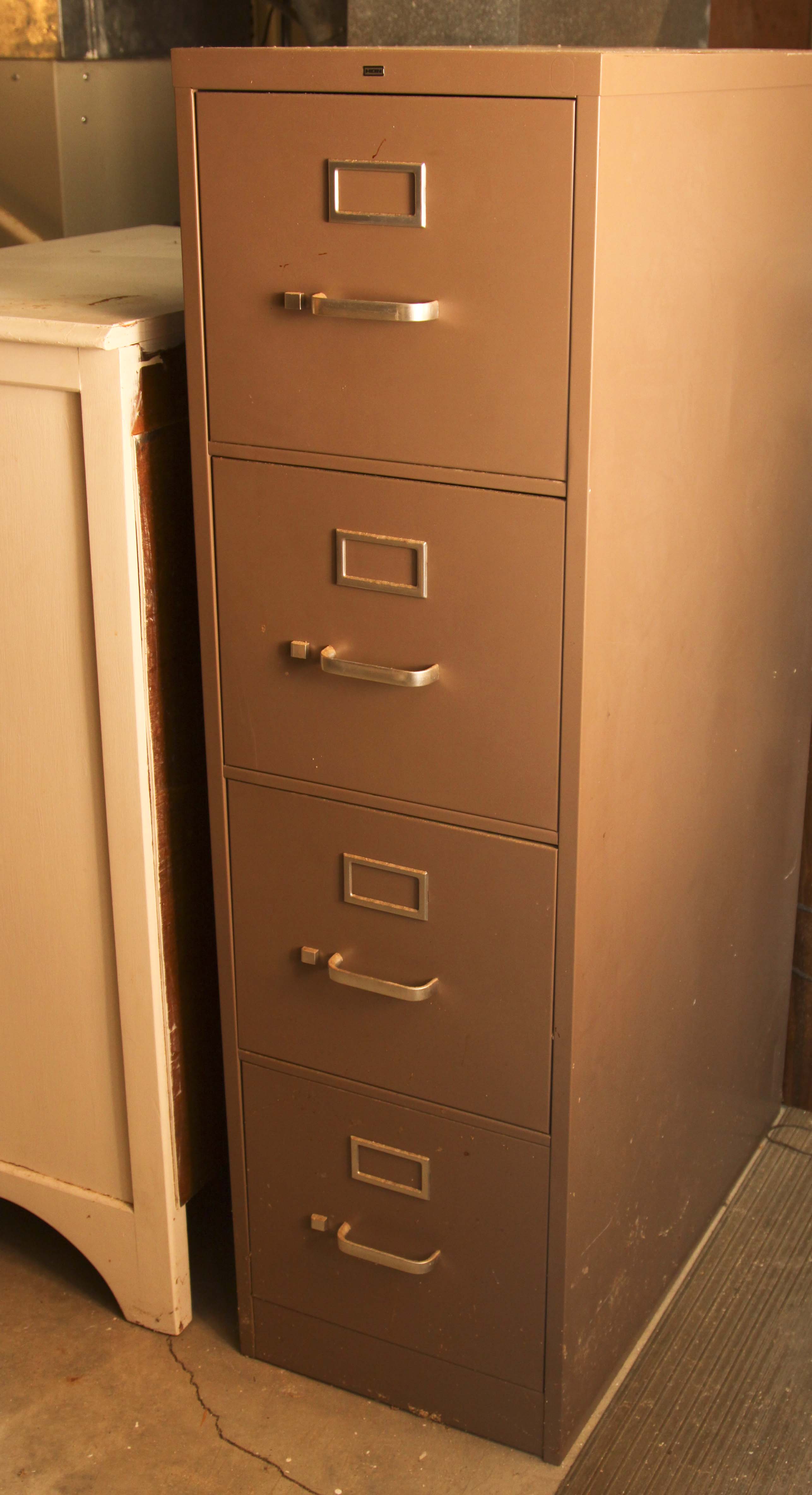 Hon Four-Drawer Steel File Cabinet