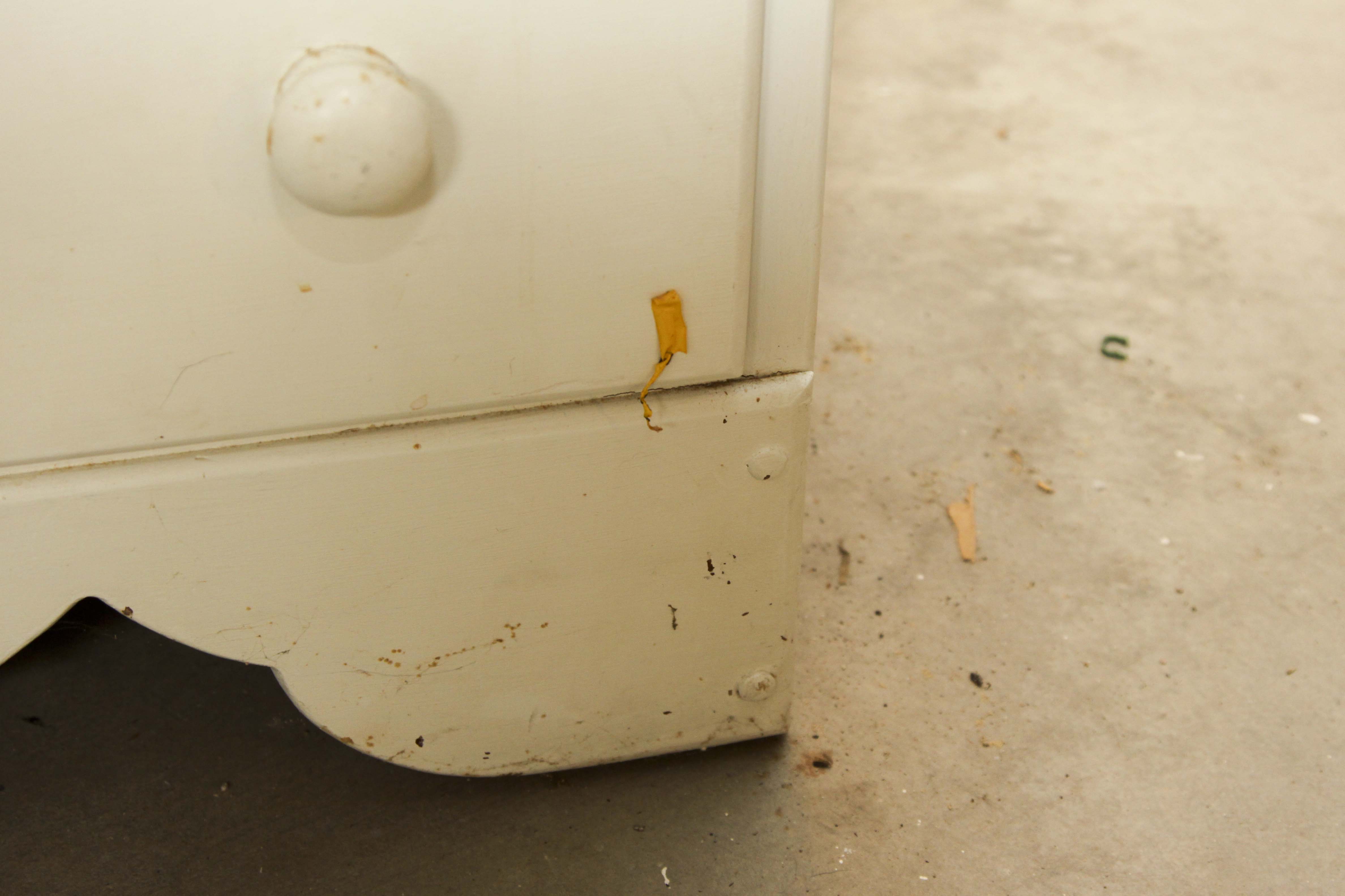 Painted White Chest of Drawers