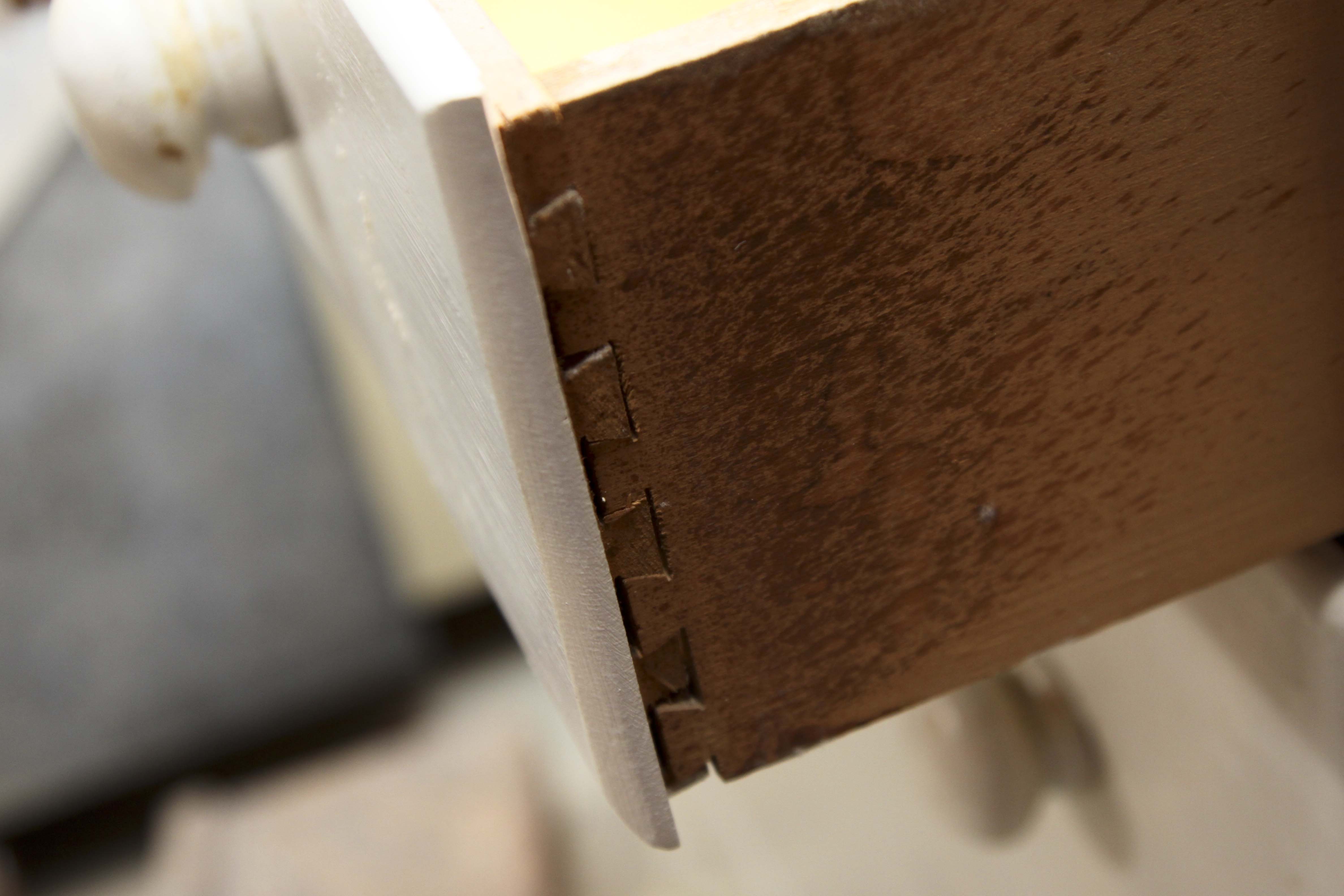 Painted White Chest of Drawers