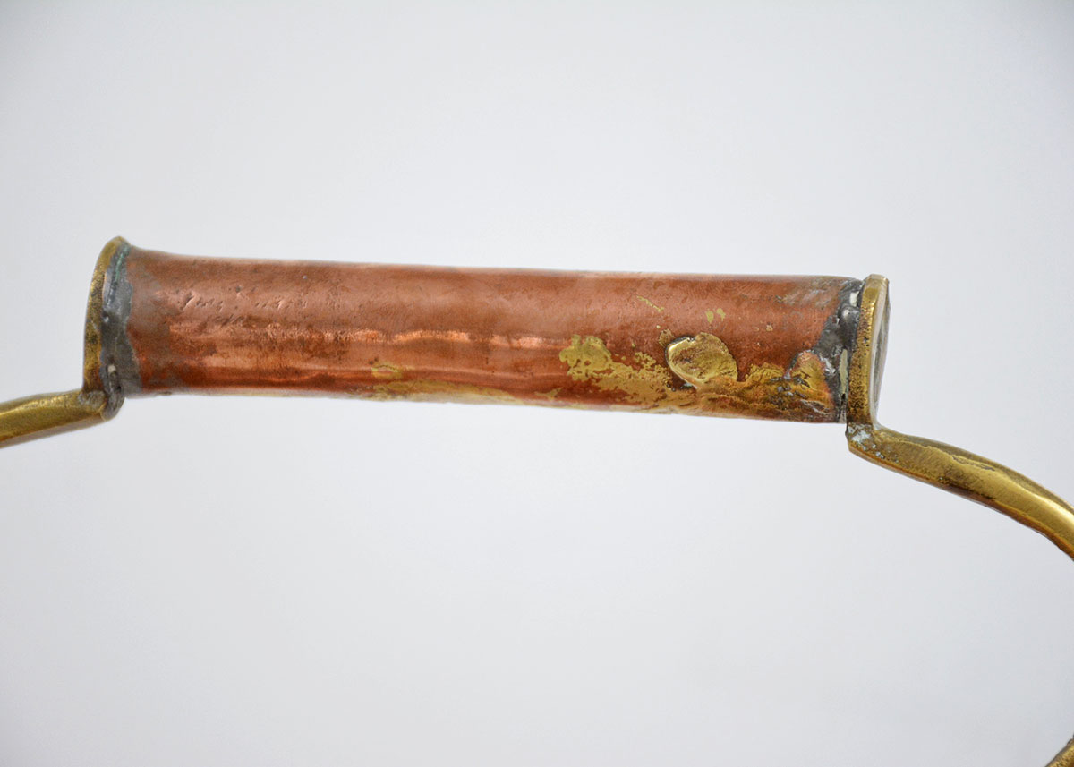 Antique English Hand Hammered Copper Tea Kettle