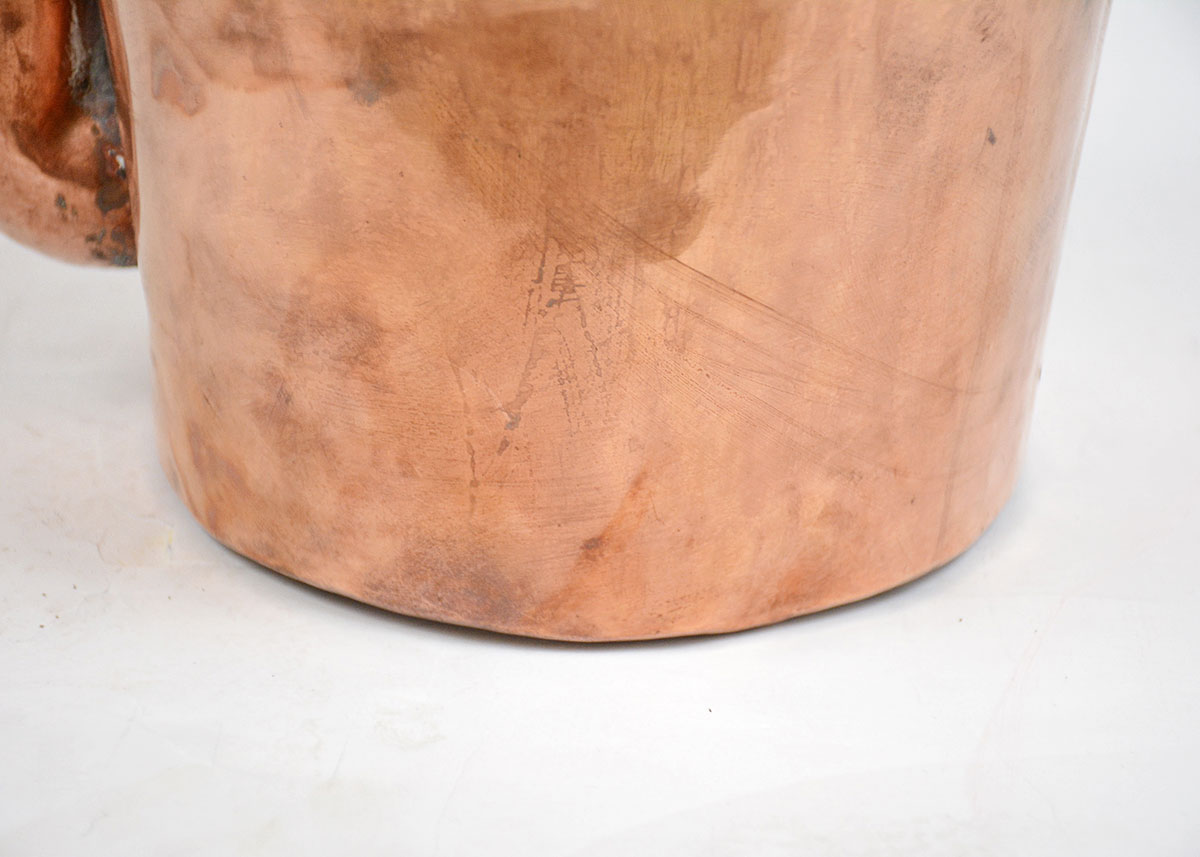 Antique English Hand Hammered Copper Tea Kettle