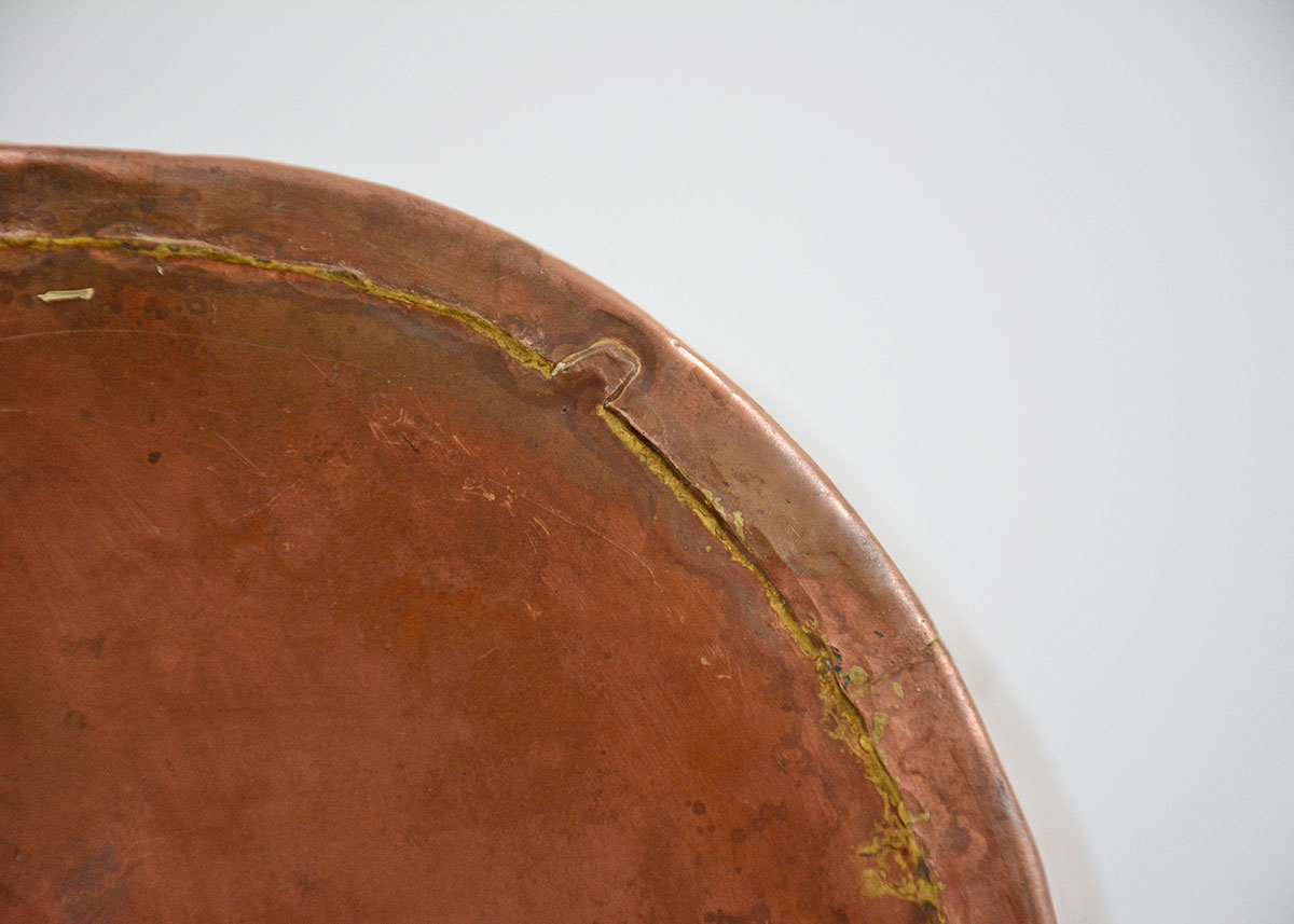 Antique English Hand Hammered Copper Tea Kettle