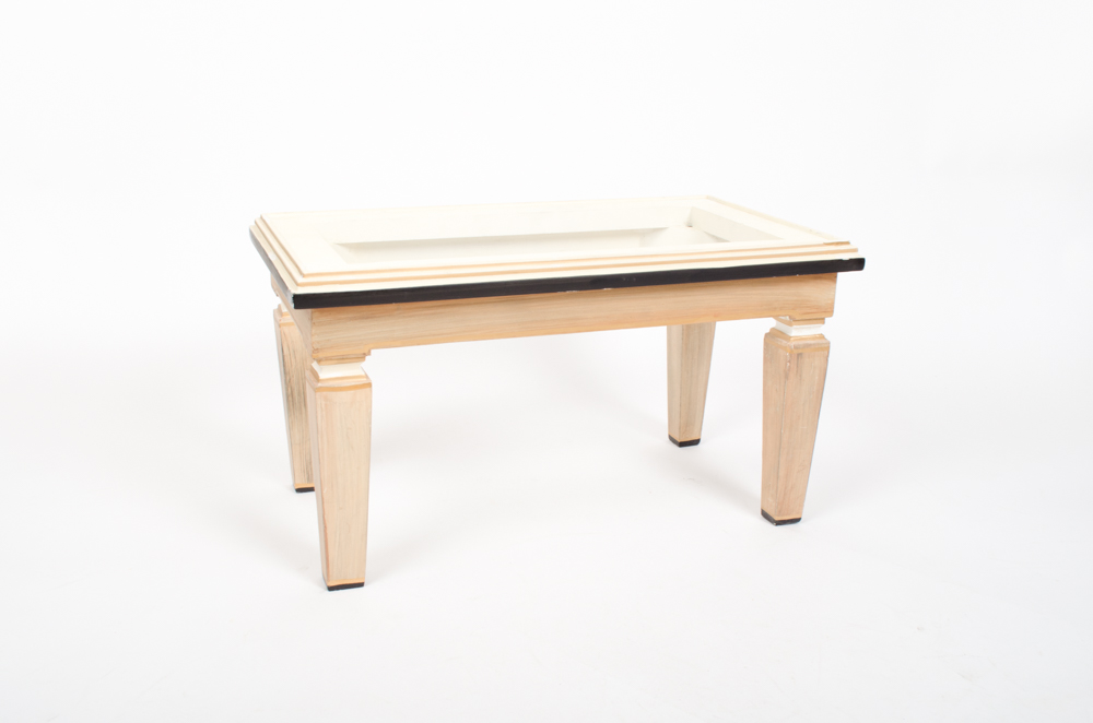 Animal Print Chest on Stand