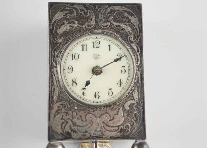 Vintage Waterbury Clock Co. Sterling Clock