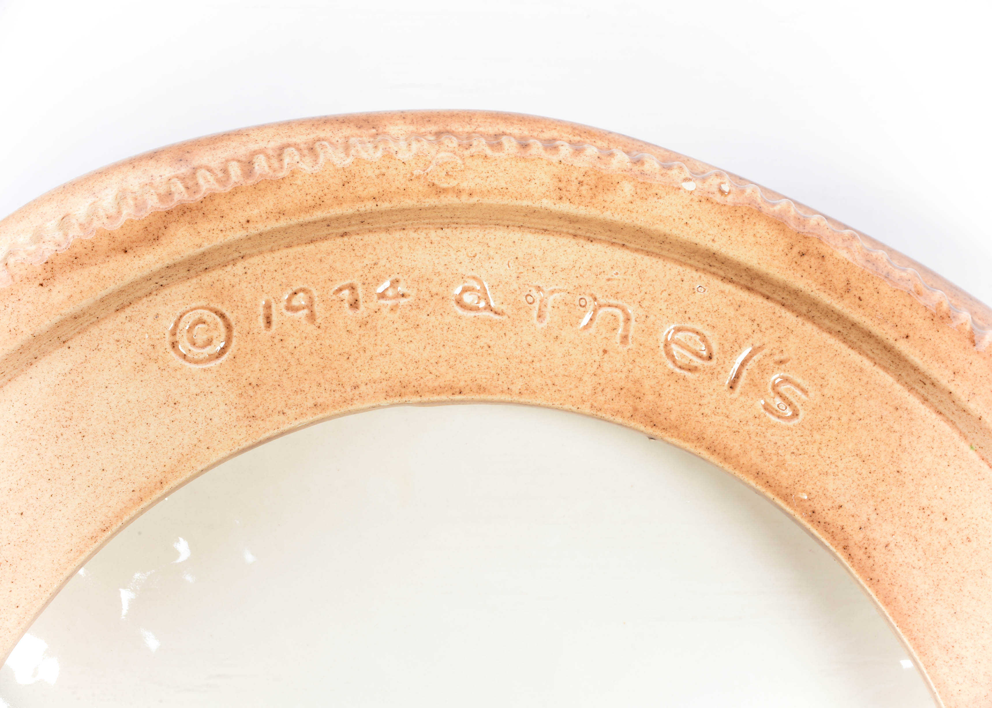 1974 Signed Arnels Mid Century Figural Mushroom Six Piece Canister