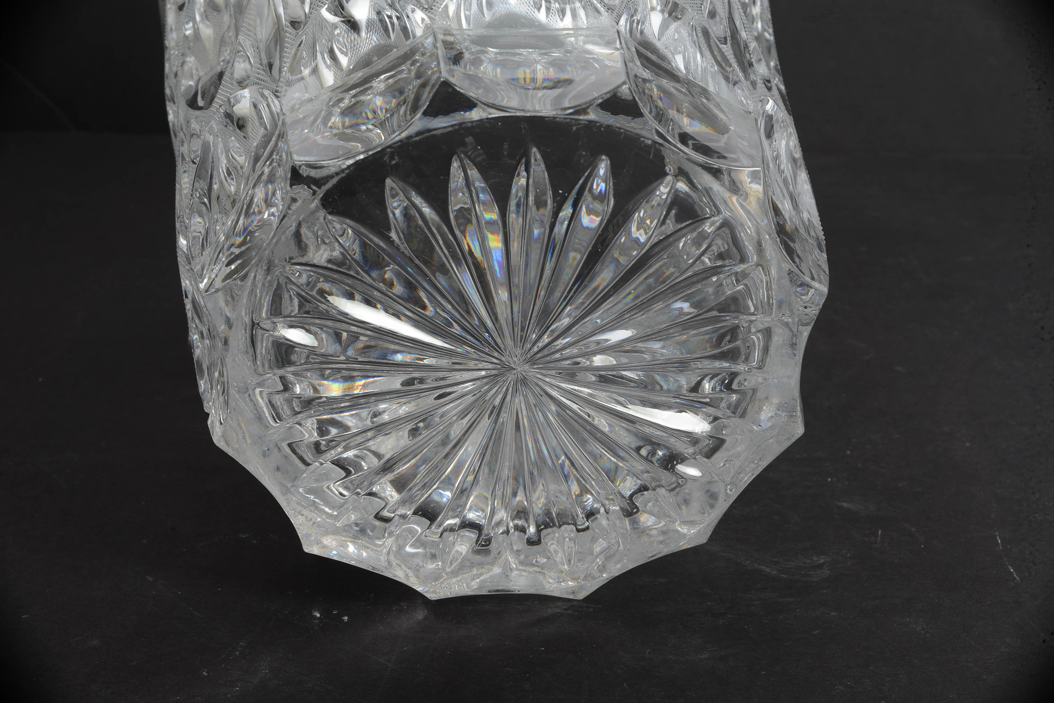 Vintage Beyer Echt Bleikristall Hand-Cut Lead Crystal Ice Bucket
