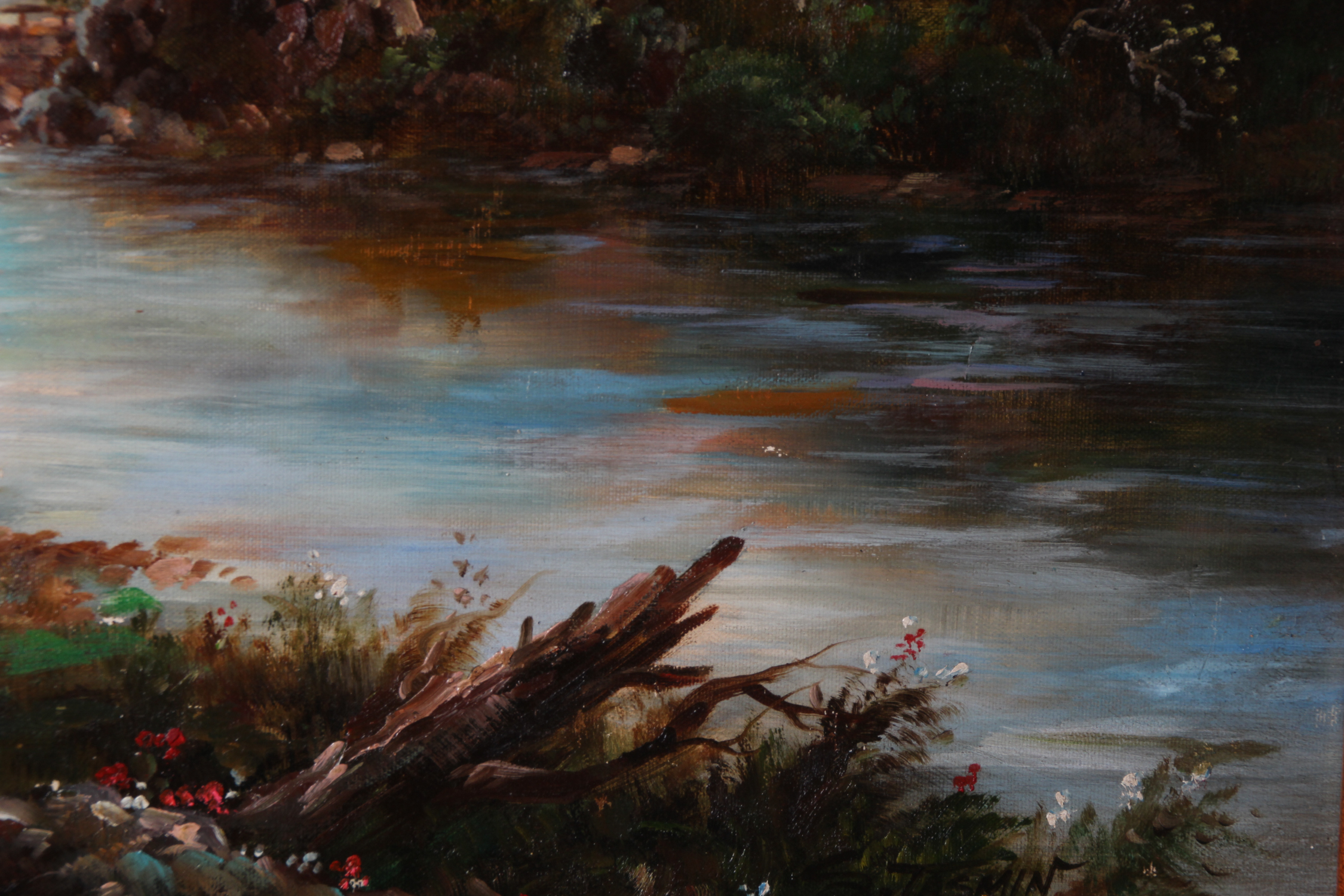 Original S. Tasmin 20th Century Landscape Painting