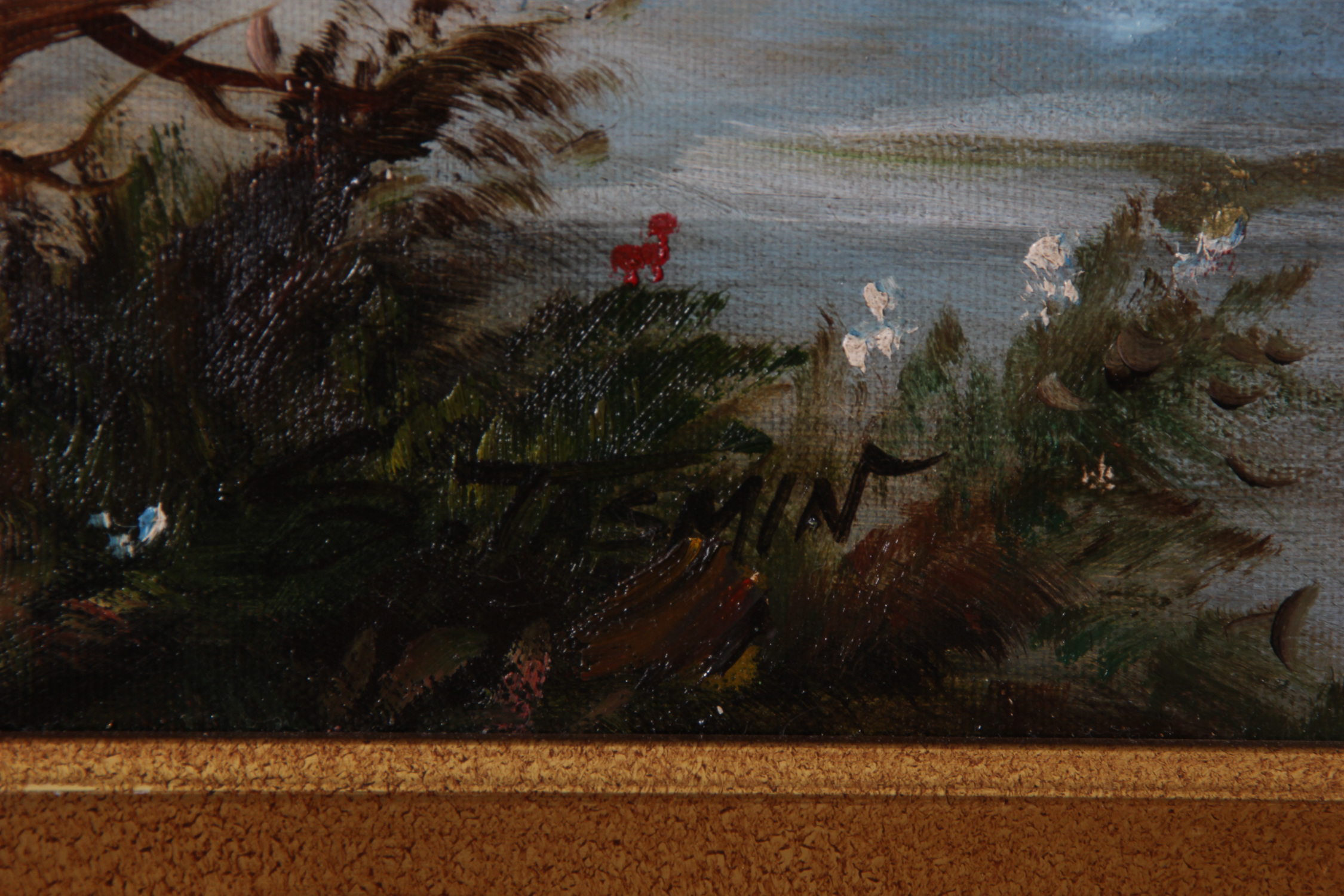 Original S. Tasmin 20th Century Landscape Painting