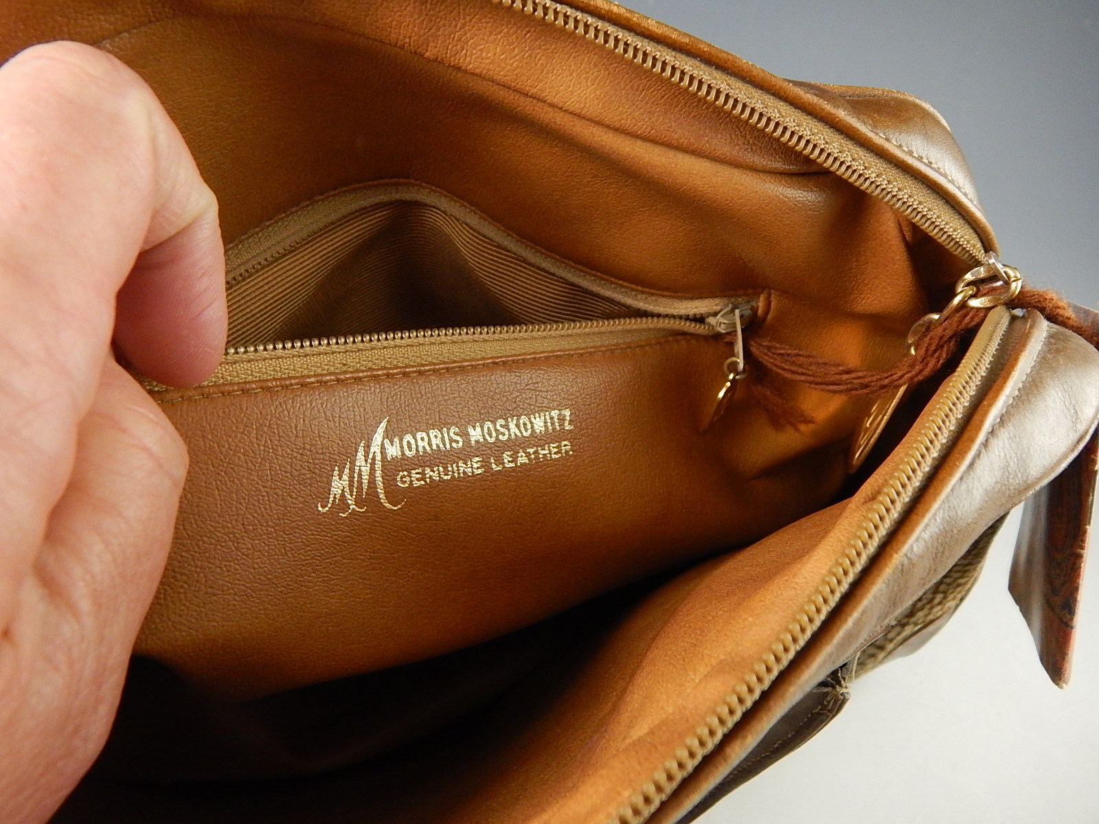 Morris Moskowitz Leather Purse and Leather Wallet