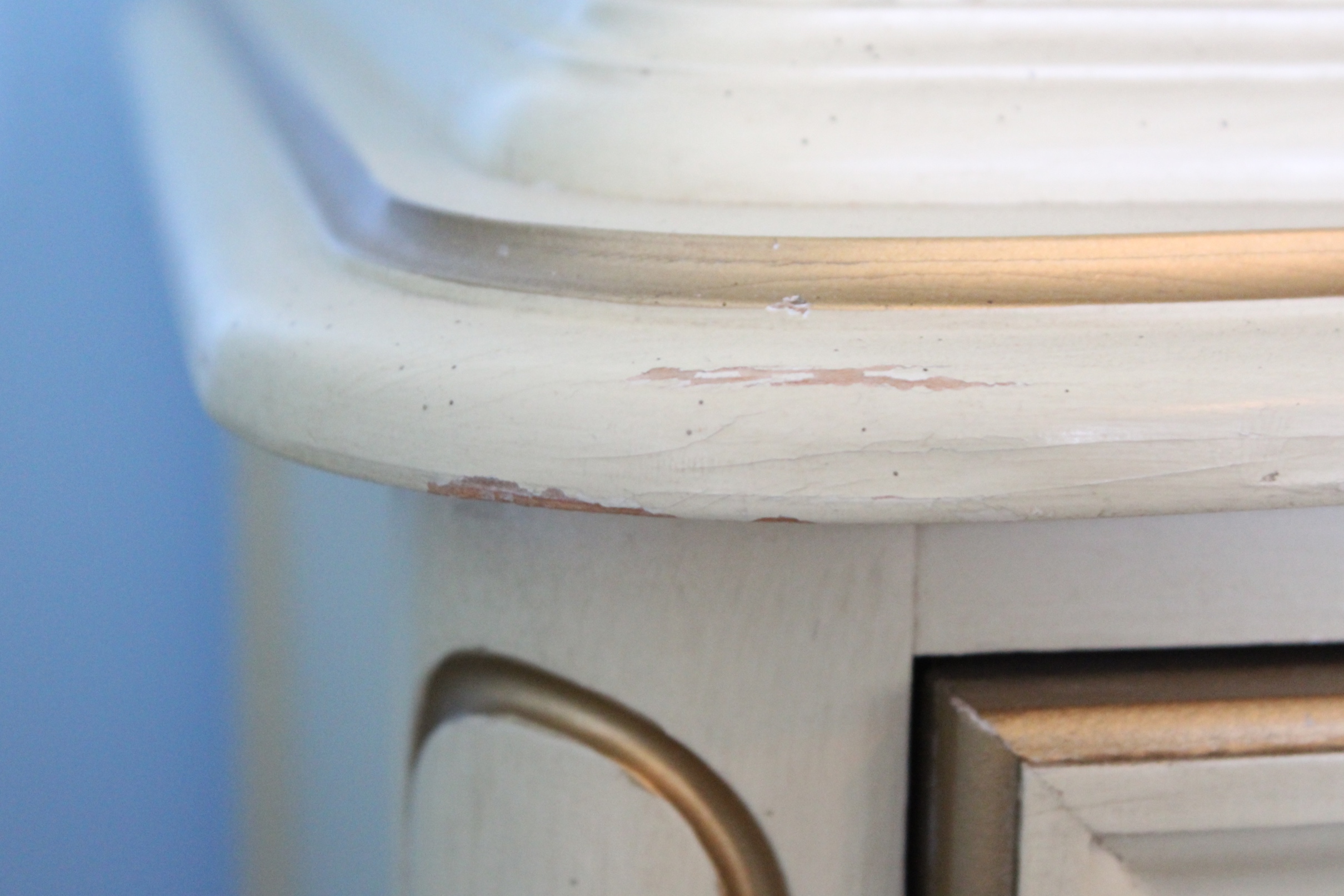 Vintage French Country Chest on Chest of Drawers