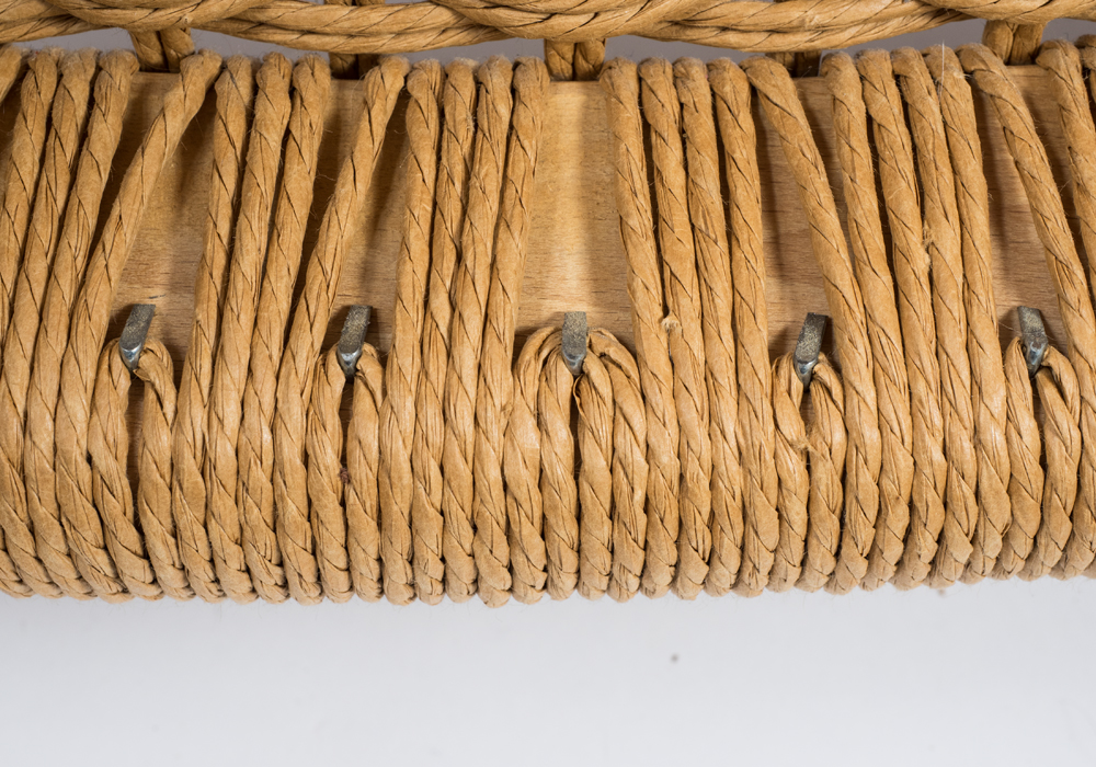 J.L. Moller Teak Arm Chair and Ottoman