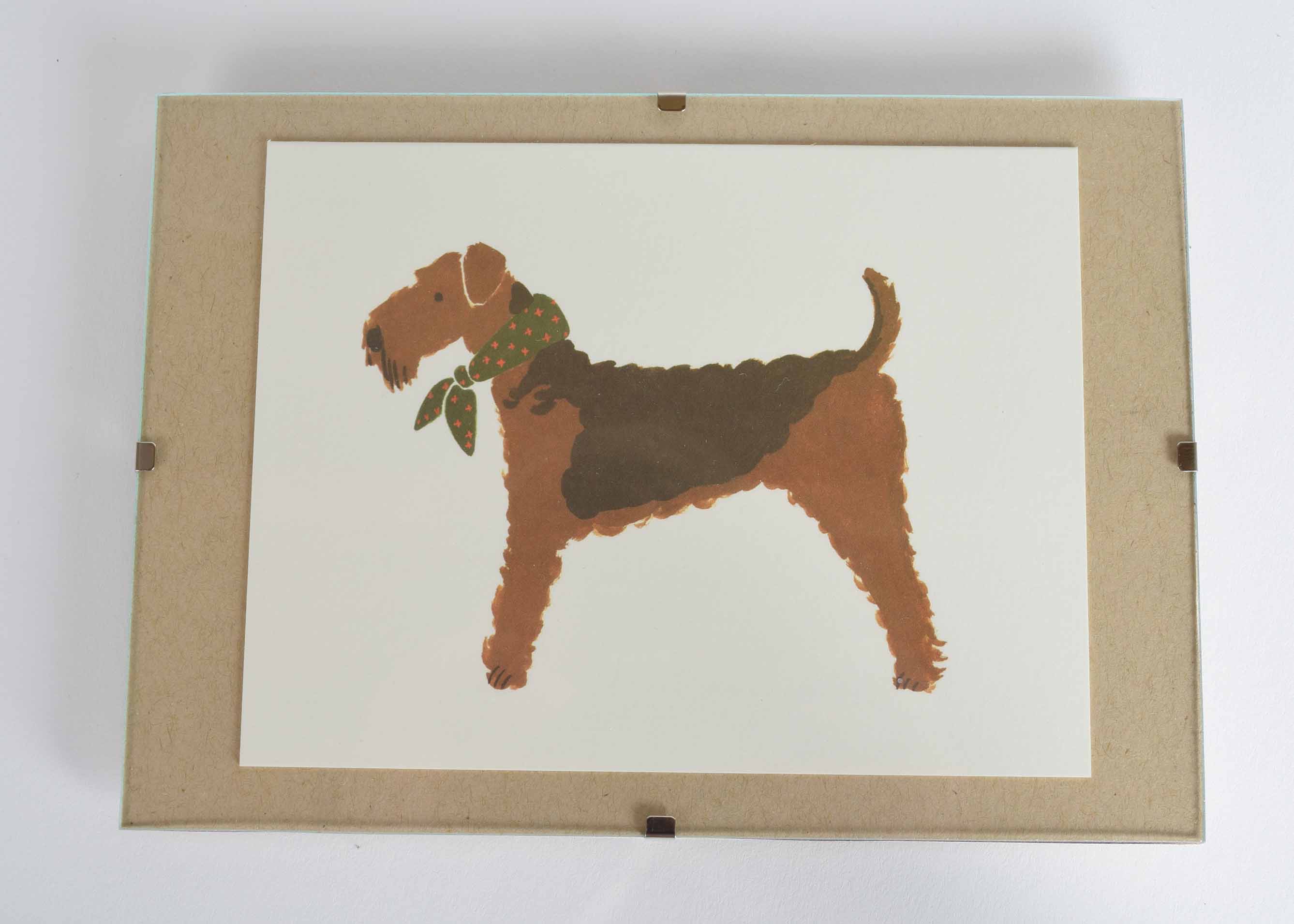 Five Dog Offset Lithographs