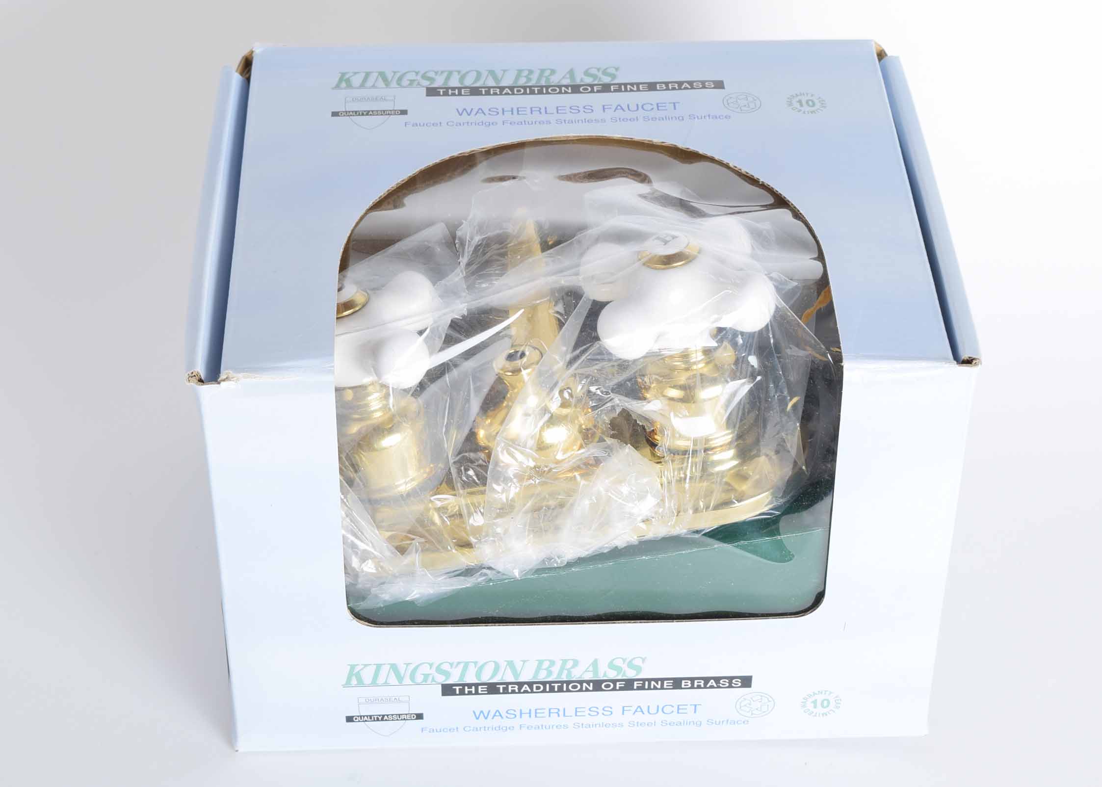 Kingston Brass & Porcelain Knob Faucet