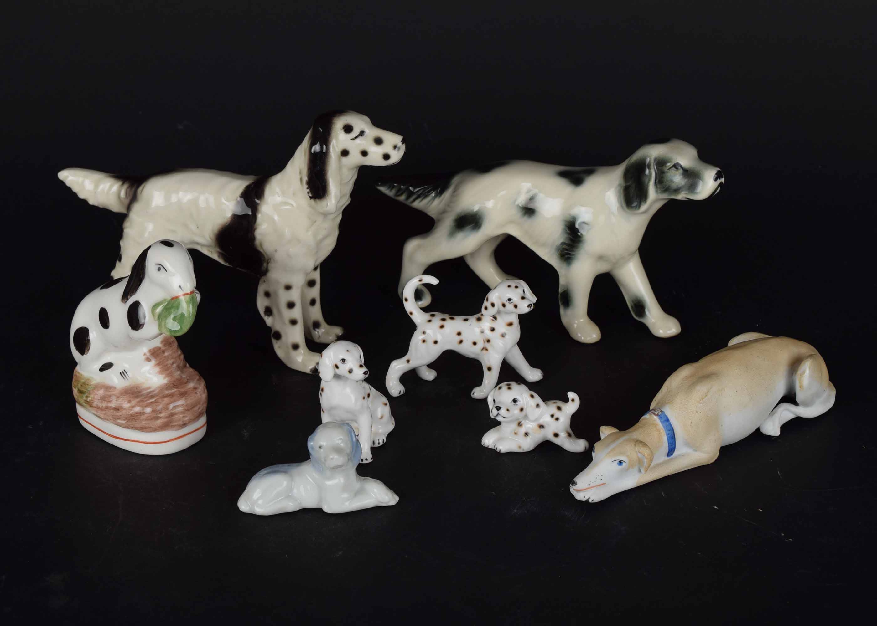 Porcelain Dog Figurine Collection