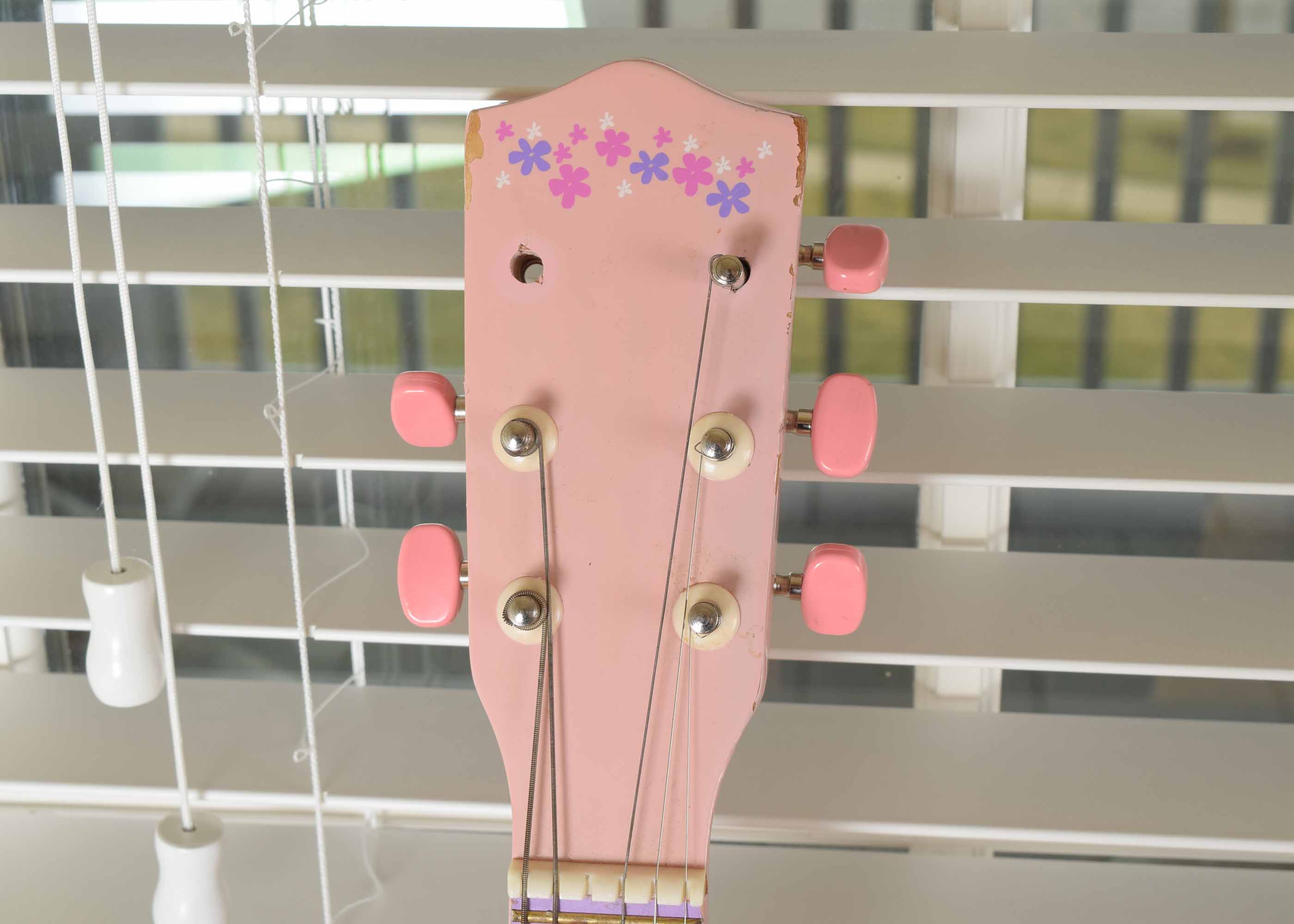 Pink Mattel Barbie Acoustic Guitar