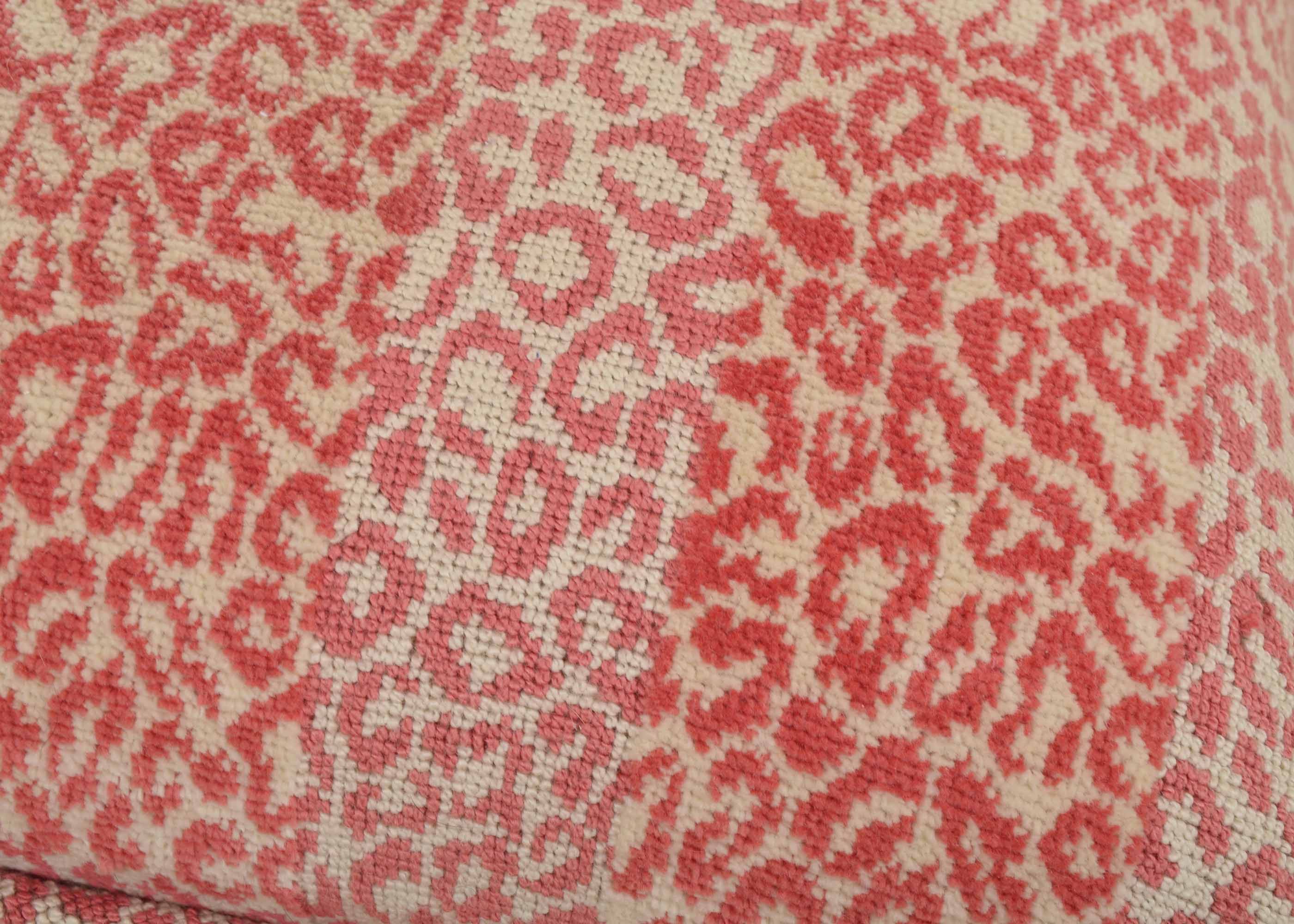 Pink Leopard Footstool