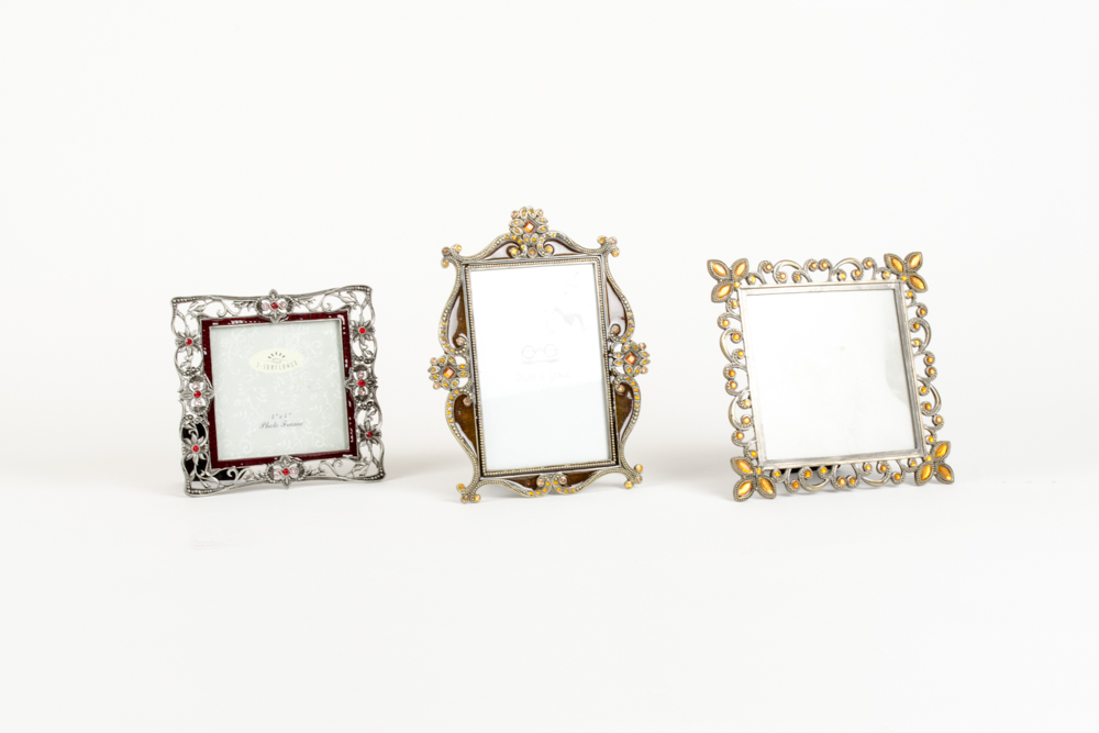 Collection of Enamelled and Jewelled Frames