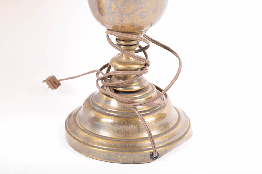 Trio of Vintage Brass Lamps