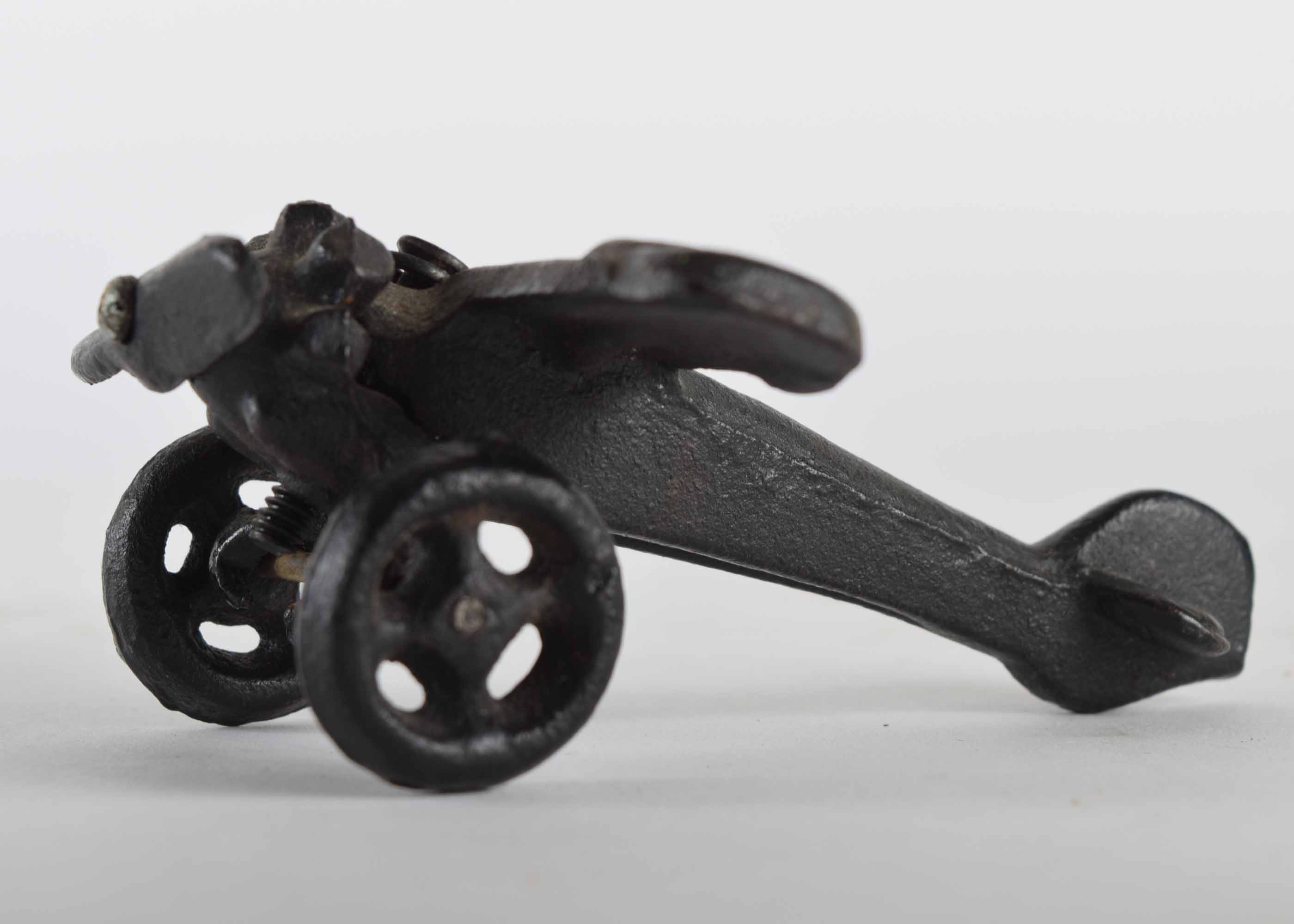 Vintage Cast Iron Toy Airplane After Lucky Boy Model