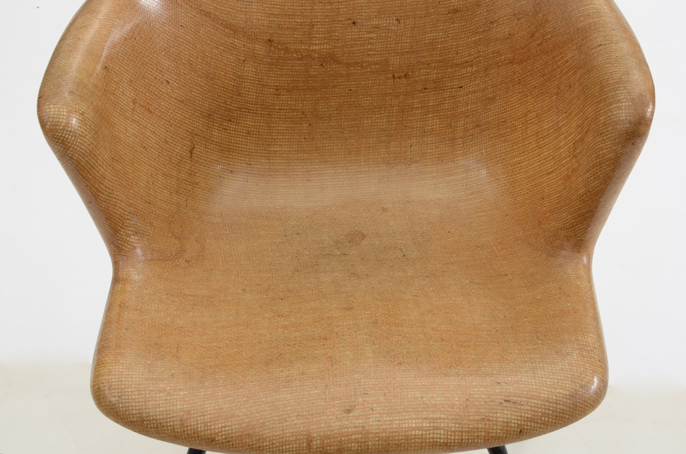Eames-Style Molded Fiberglass Swivel Shell Chair