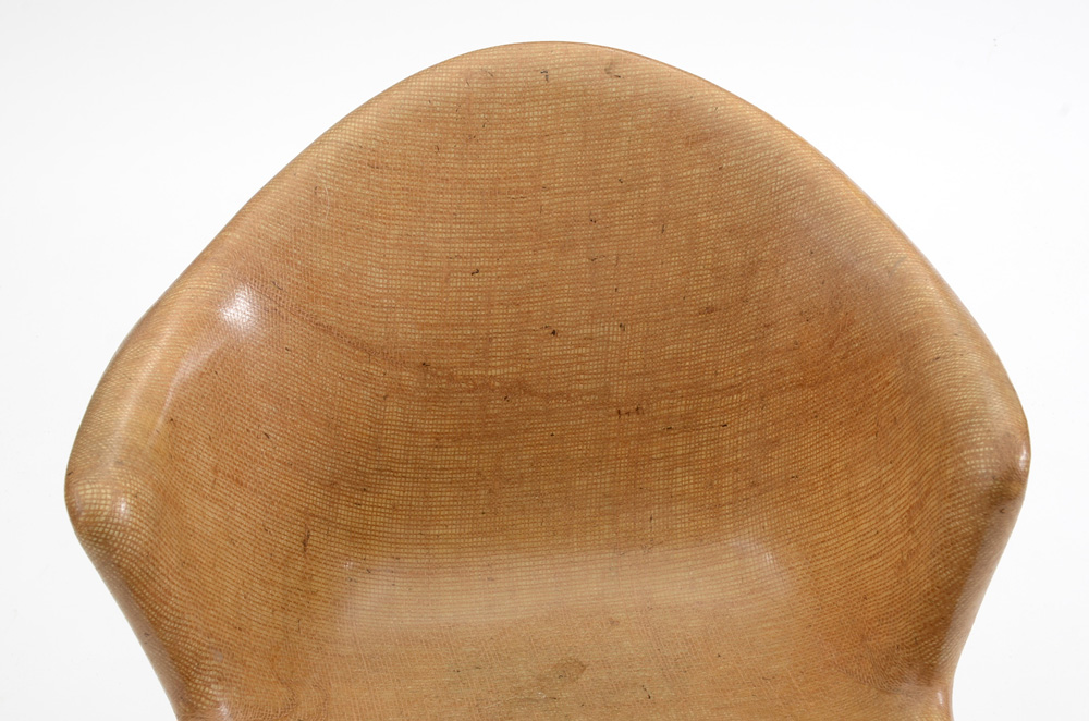 Eames-Style Molded Fiberglass Swivel Shell Chair