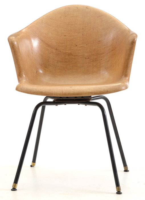 Eames-Style Molded Fiberglass Swivel Shell Chair