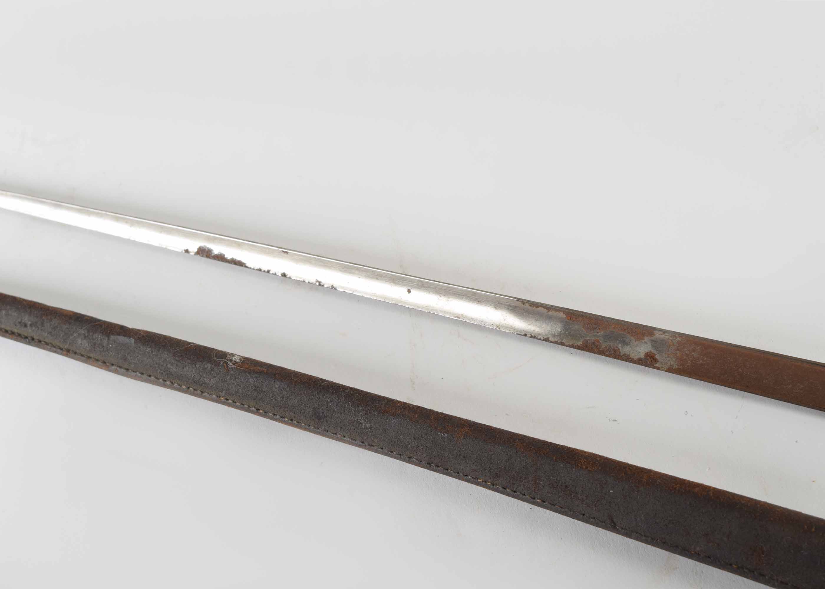 Antique P53 Enfield Civil War Bayonet and Scabbard